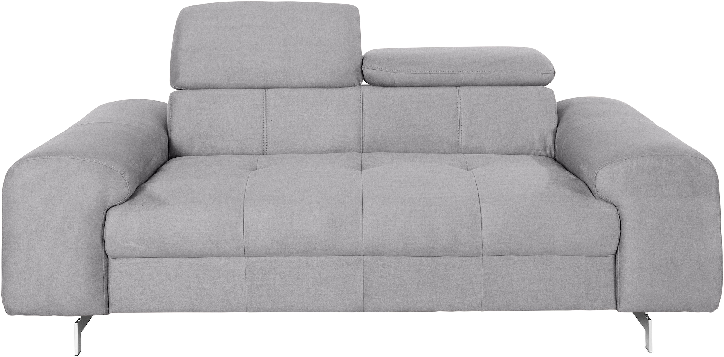 COTTA 2-Sitzer "Chef", Big-Sofa mit Kopfteilverstellung, edle Metallkufen günstig online kaufen