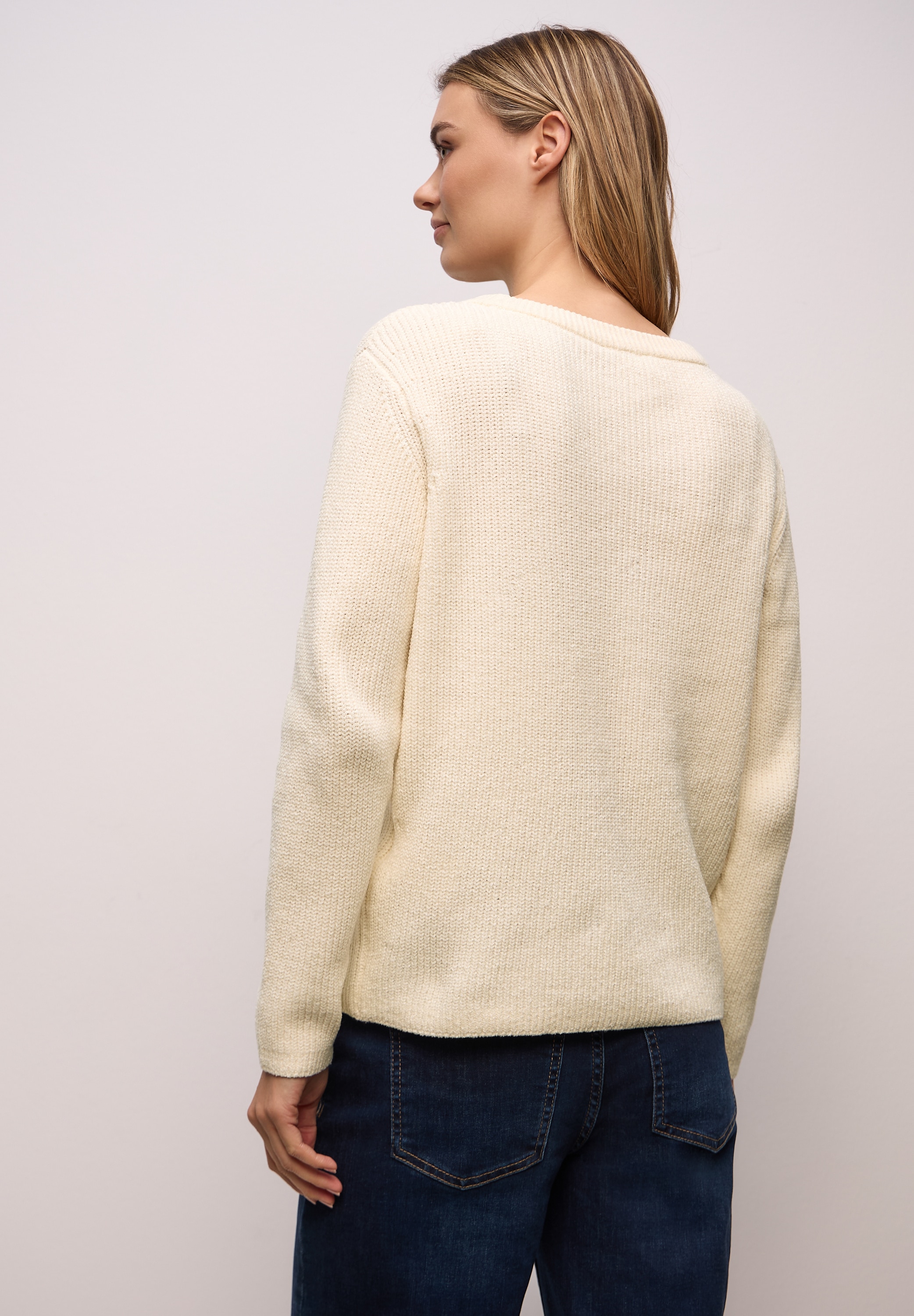 STREET ONE Strickpullover mit U-Boot-Ausschnitt