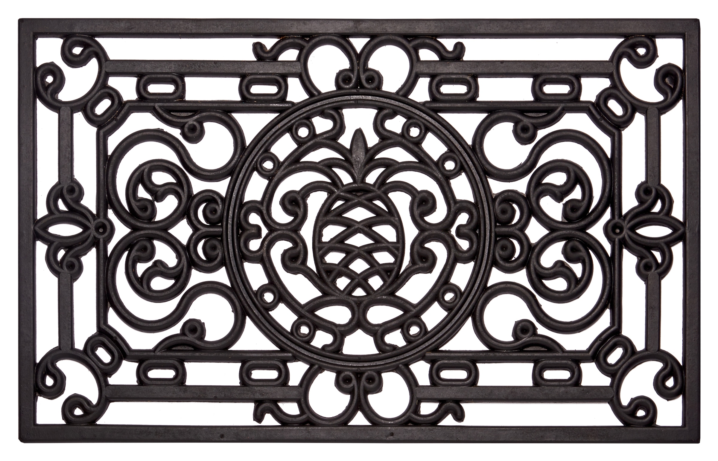 HANSE Home Fußmatte "Pineapple, Türmatte" rechteckig 10 mm Höhe Gummi, Schm günstig online kaufen