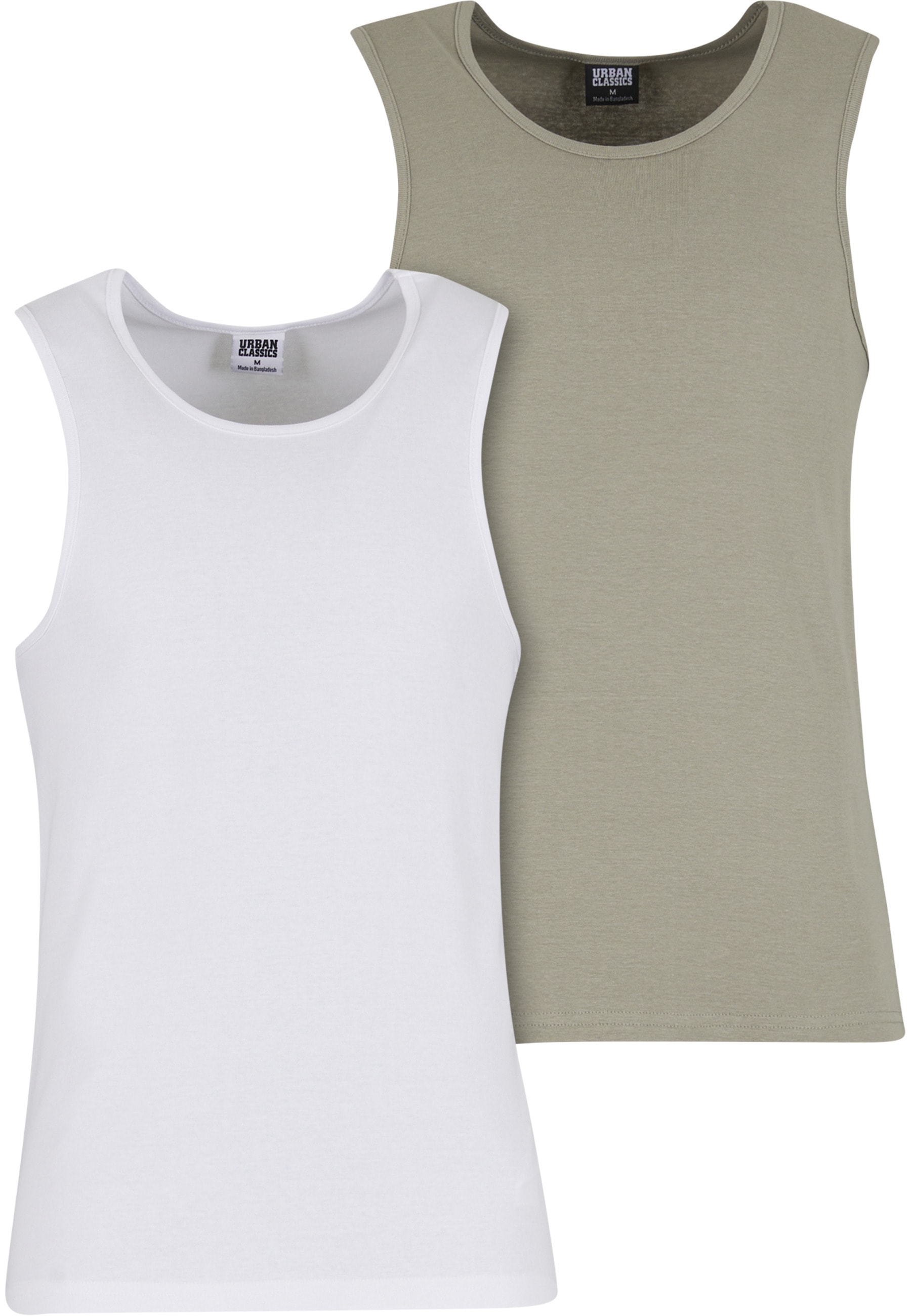 URBAN CLASSICS Tanktop "Urban Classics Ribbed Undershirt 2-Pack" 1