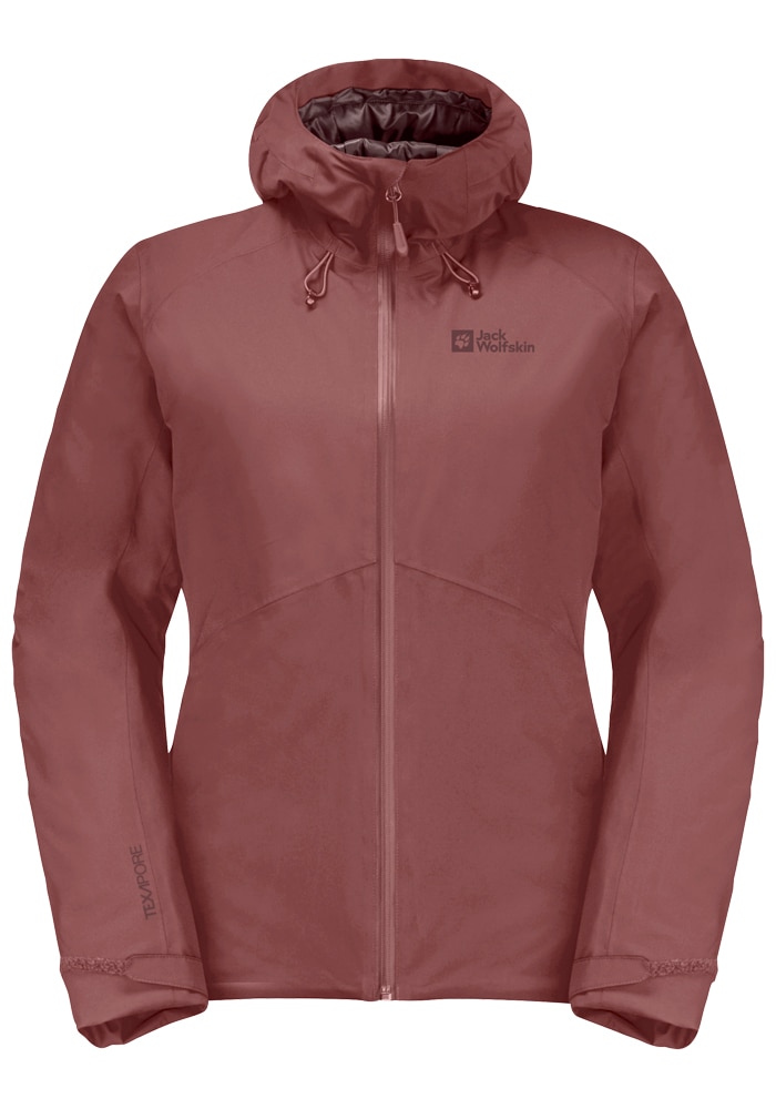 Jack Wolfskin Outdoorjacke »WISPER INS JKT W«, mit Kapuze