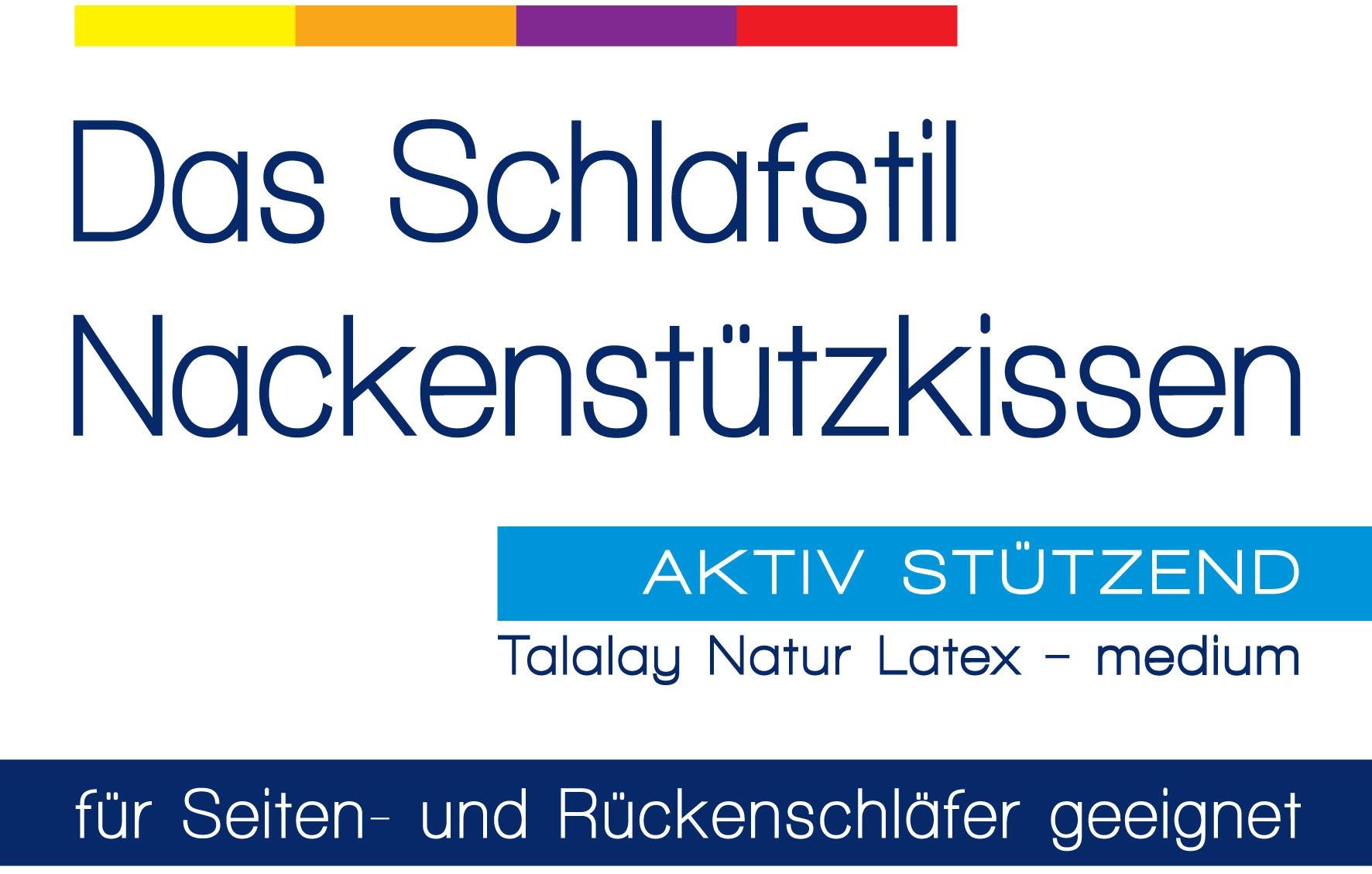 Schlafstil Collection Nackenstützkissen »Das Schlafstil Nackenstützkissen«, Füllung: Mit Füllung, (1 St.), hergestellt in Deutschland, allergikerfreundlich