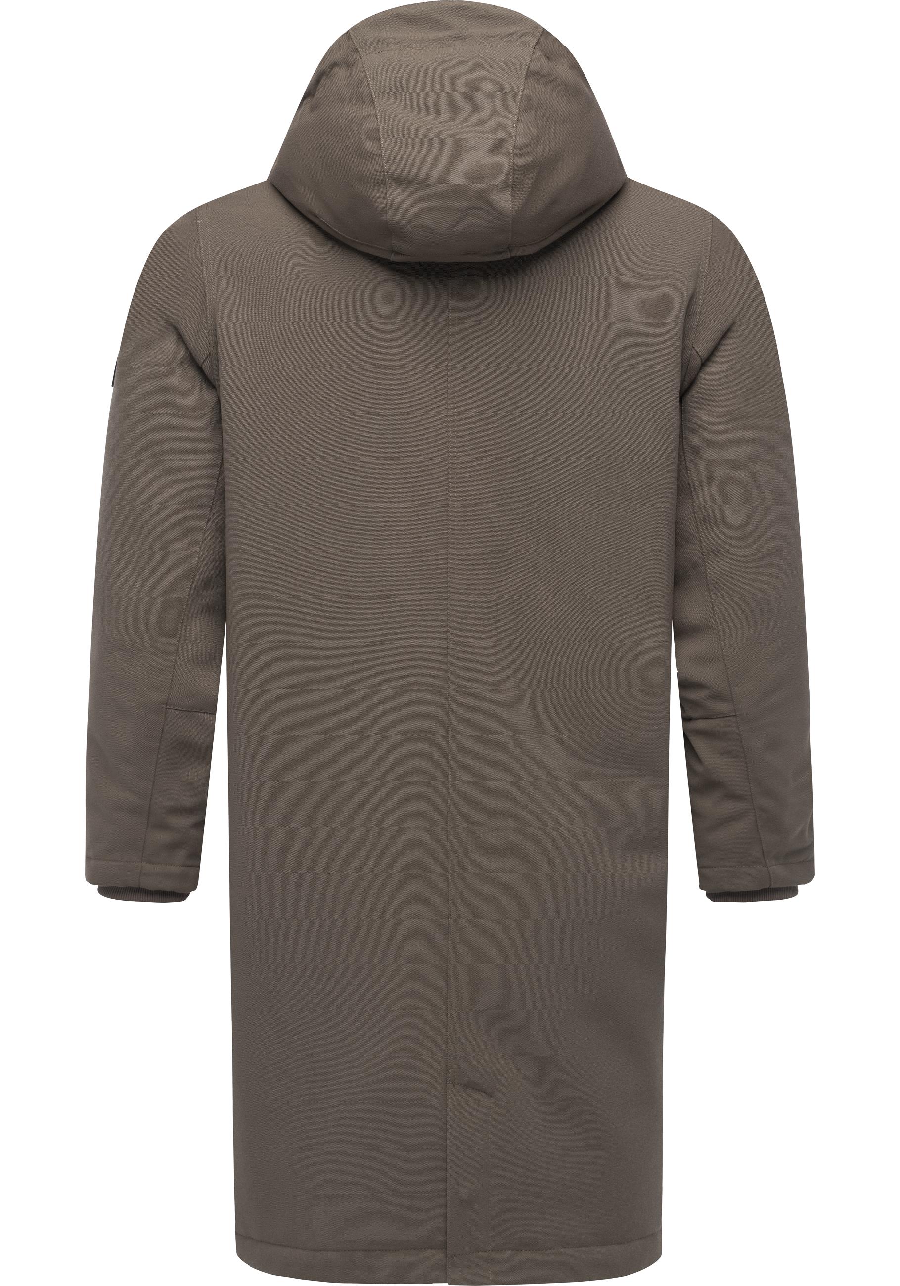 Thumbnail - Ragwear Wintermantel "Mr Them Long" lange wasserdichte Herren Winterjacke mit Kapuze