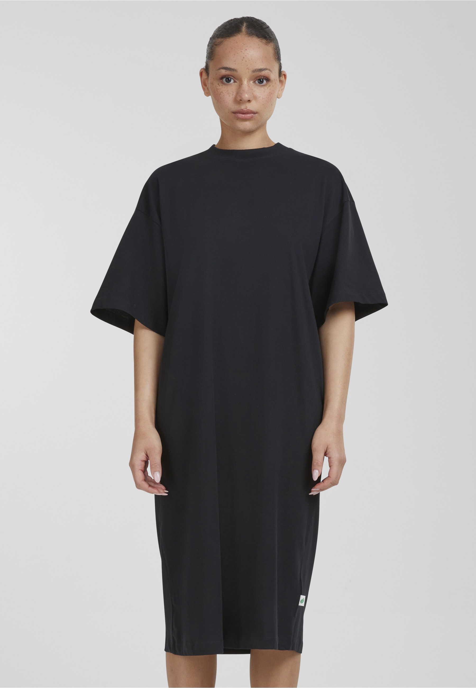 URBAN CLASSICS A-Linien-Kleid »Urban Classics Damen Ladies Organic Long Oversized Tee Dress« 1 Stk. tlg.