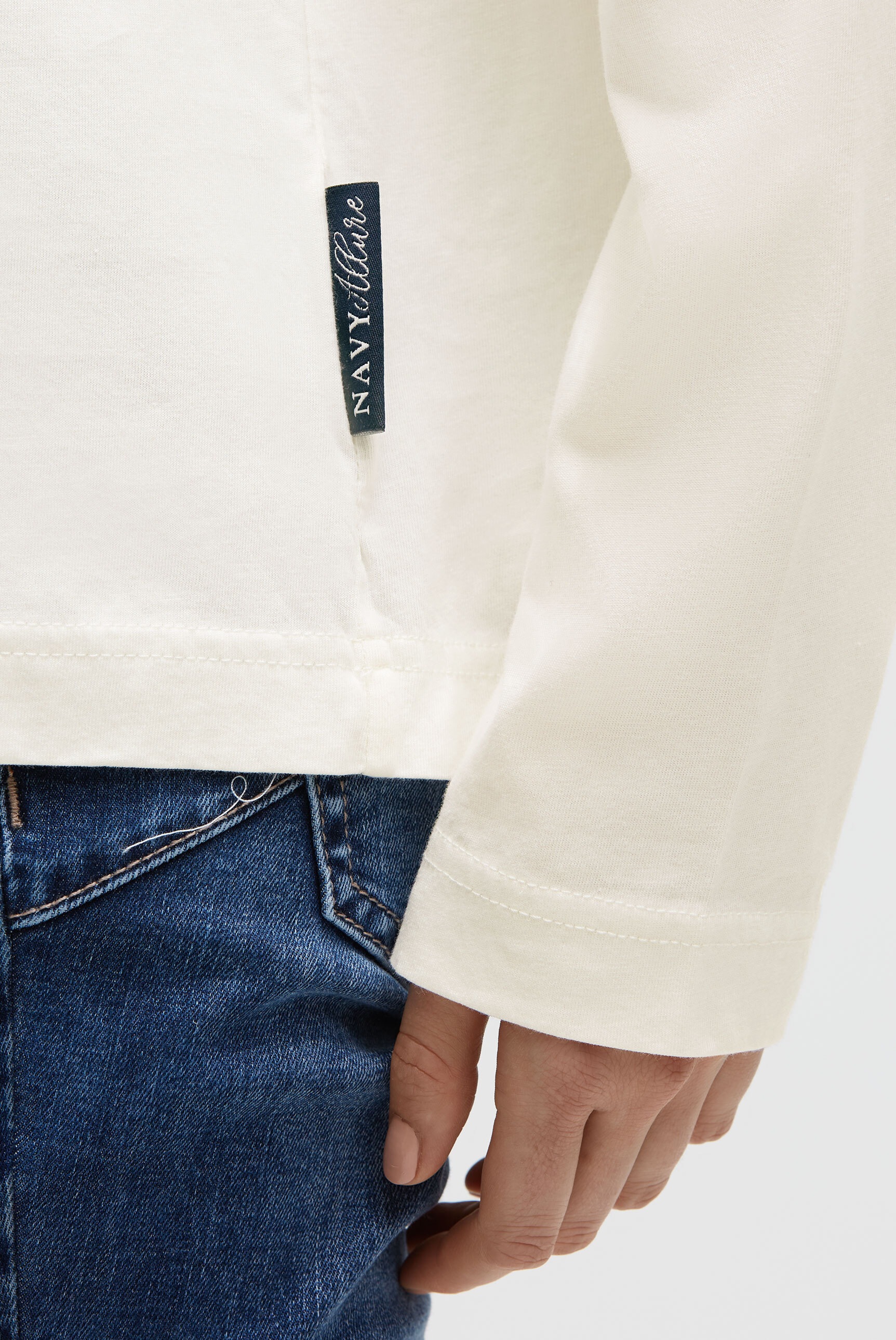 SOCCX Langarmshirt aus Baumwolle