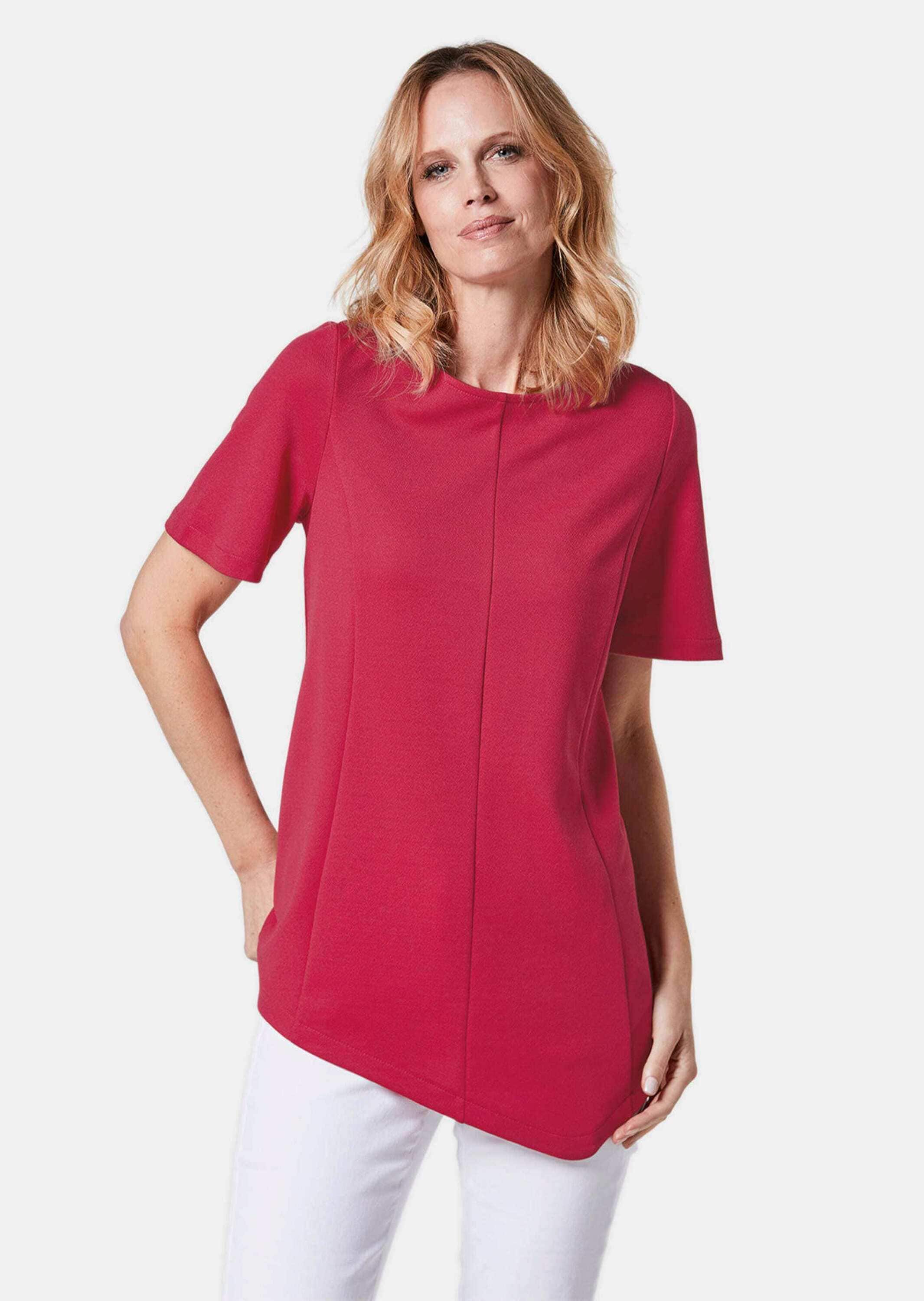GOLDNER Langarm-Poloshirt »Shirt Zipfelshirt«