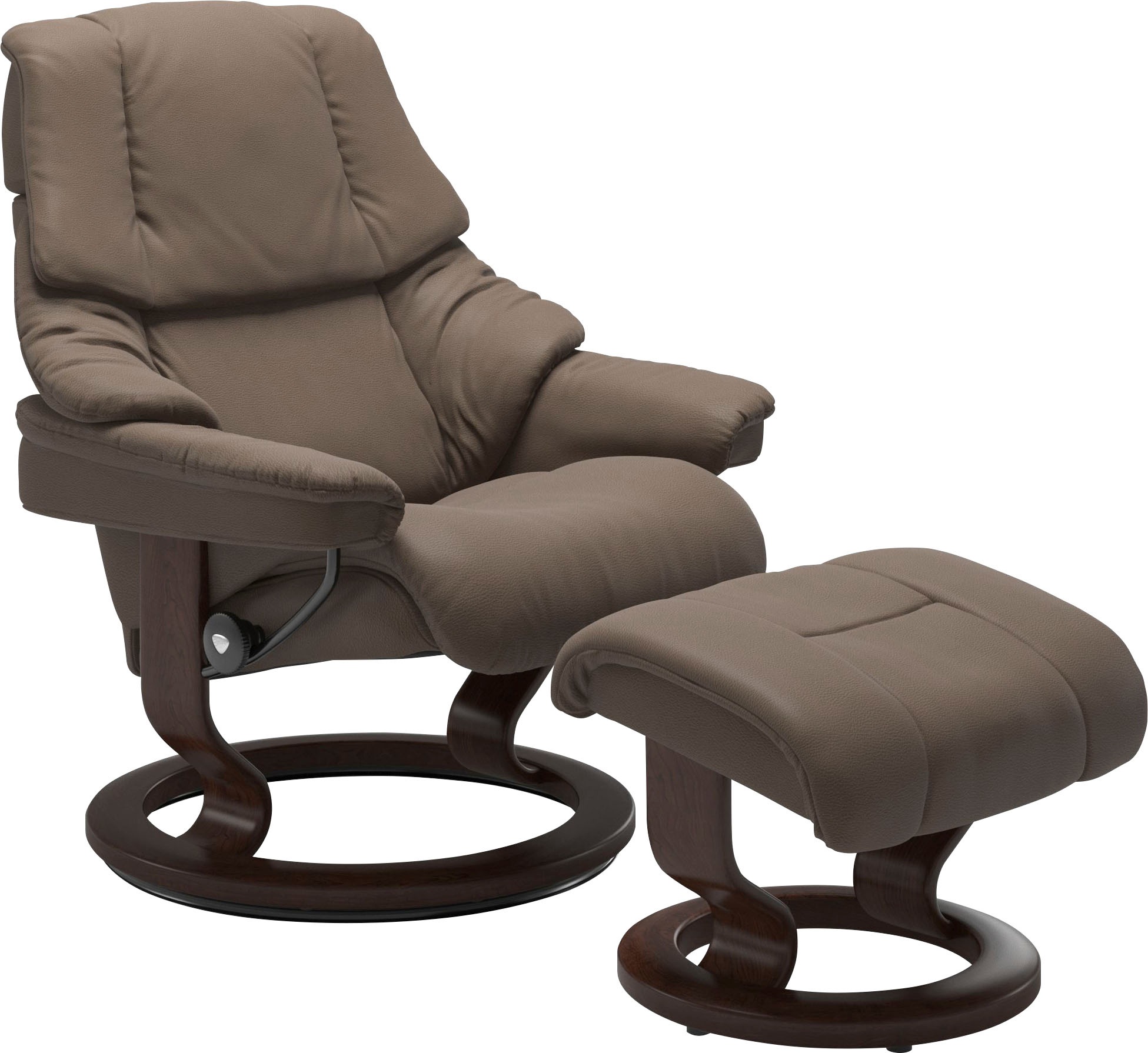 Stressless® Relaxsessel »Reno«, mit Classic Base, Größe S, M & L, Gestell Braun
