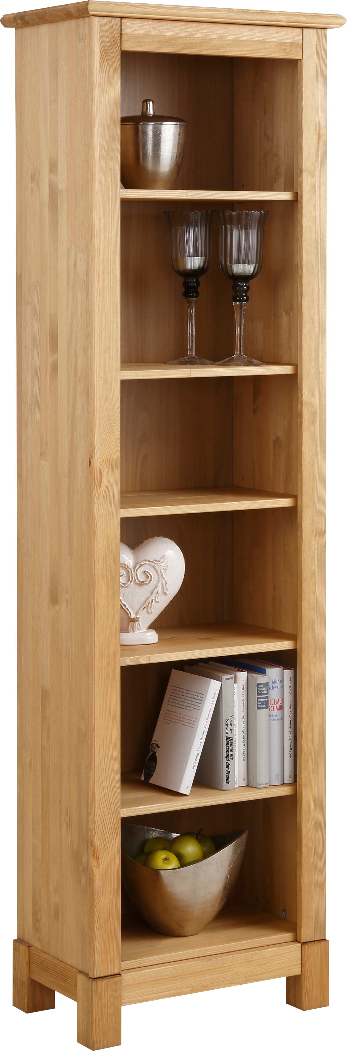 OTTO home Standregal "Rauna, Regal, Massivholzregal, Bücherregal" Höhe 180 cm, aus massiver Kiefer, FSC-zertifiziert