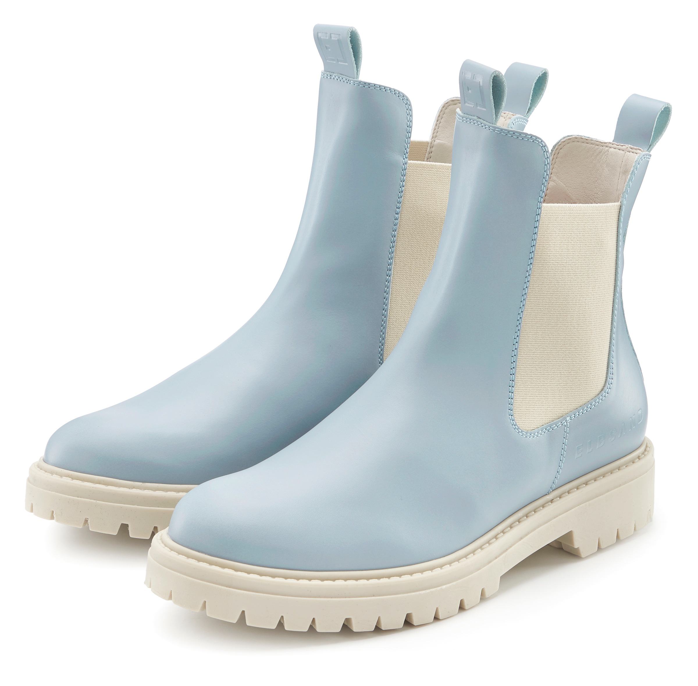 Elbsand Stiefelette "Schlupfstiefel, Bikerboots, Sommerstiefelette, Lederst günstig online kaufen