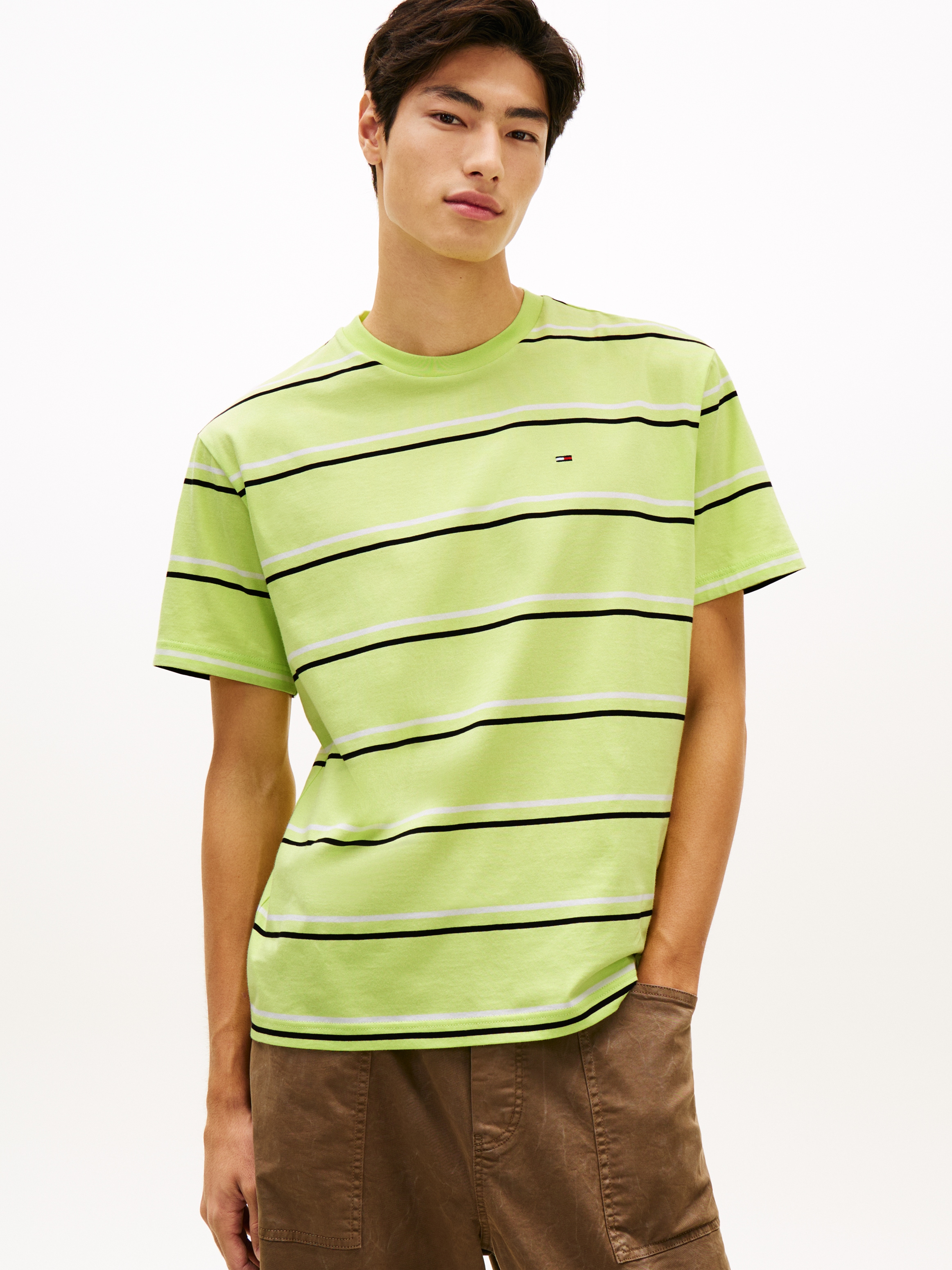 Tommy Jeans T-Shirt "RELAXED STRIPE" Relaxed fit mit Streifenmuster günstig online kaufen