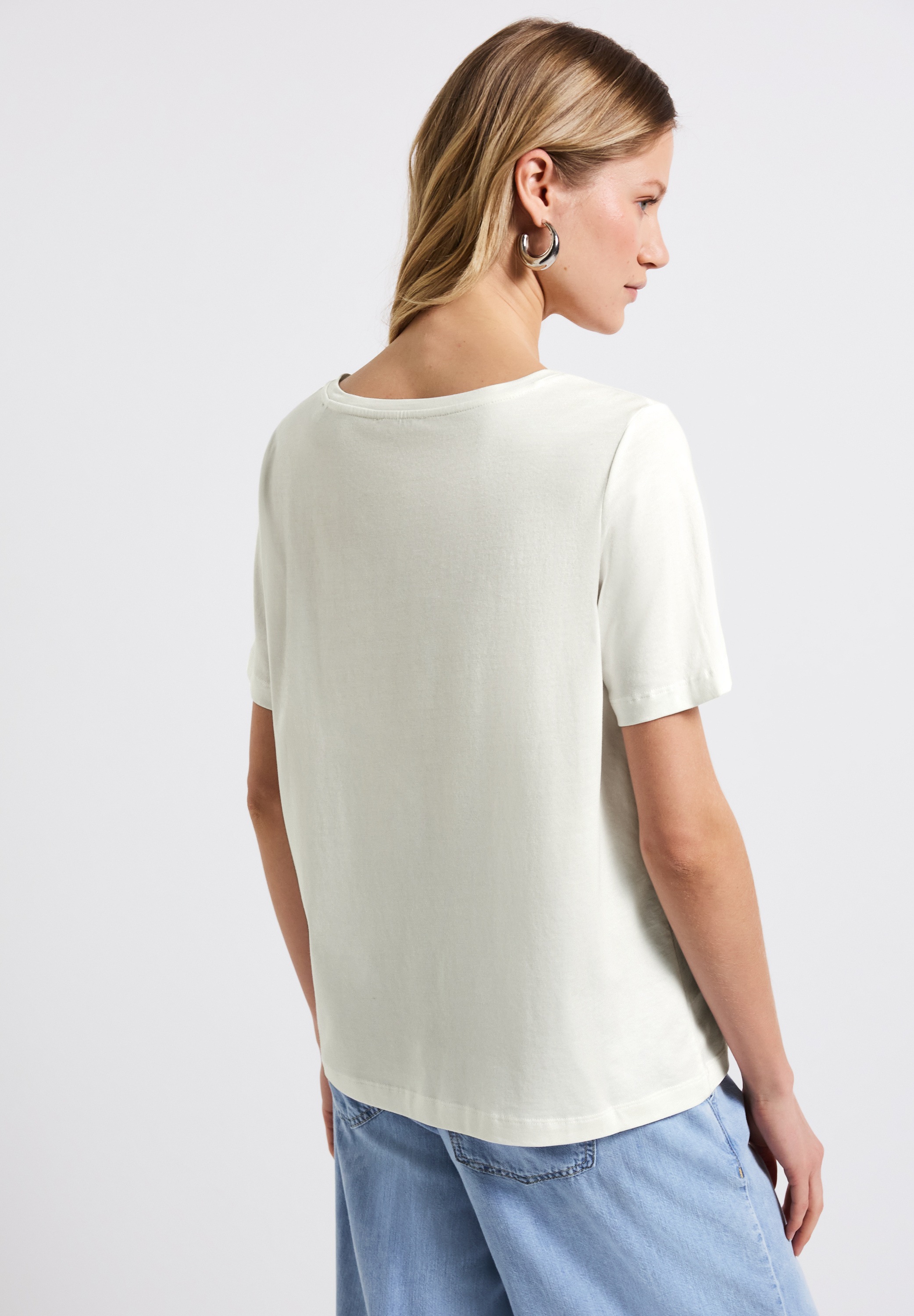 STREET ONE T-Shirt mit Rundhalsausschnitt günstig online kaufen