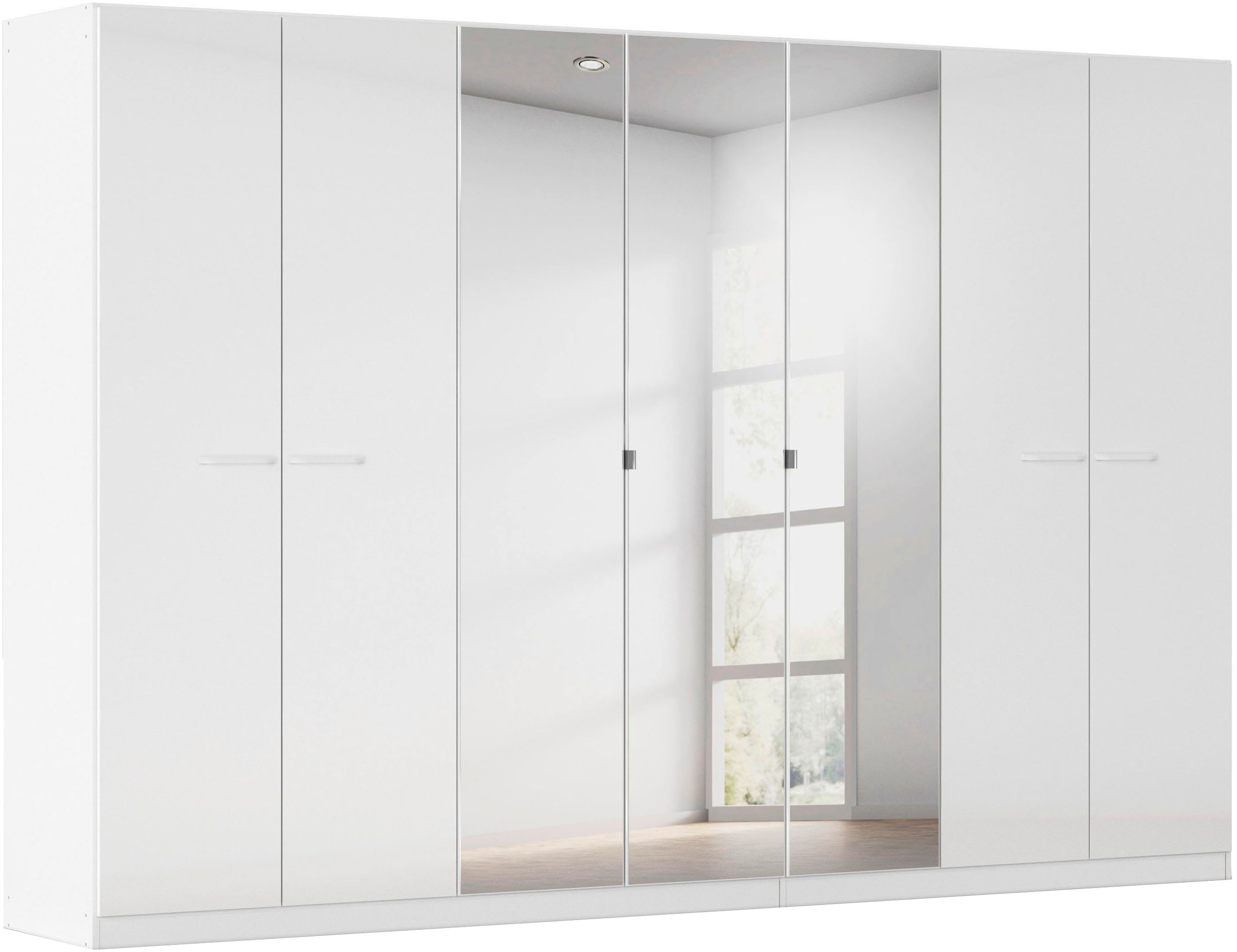 OTTO home Kleiderschrank "Mehrzweckschrank Aktenschrank Möbel Mietswohnung Schlafzimmer OTELI" erhältlich in Breiten 91-360 cm, ab Breite 136cm inkl. Innenschubladen, mit zusätzlichen Einlegeböden, optional mit Spiegel MADE IN GERMANY