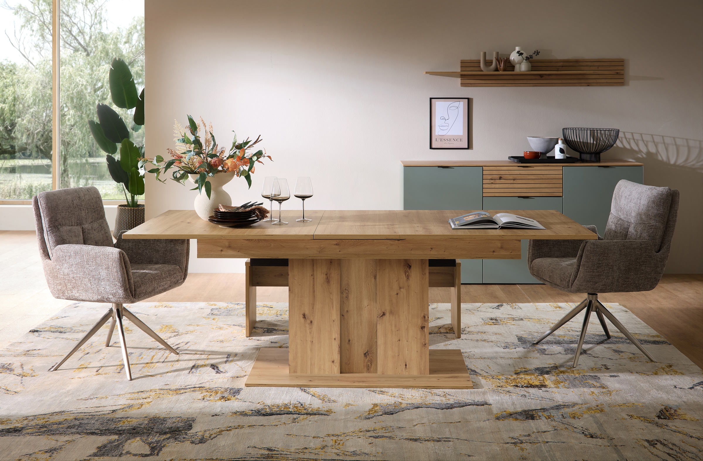 Innostyle Esstisch "INA Esstisch, 180-220 x 77 x 90 cm (B/H/T)", (1 St.), A günstig online kaufen