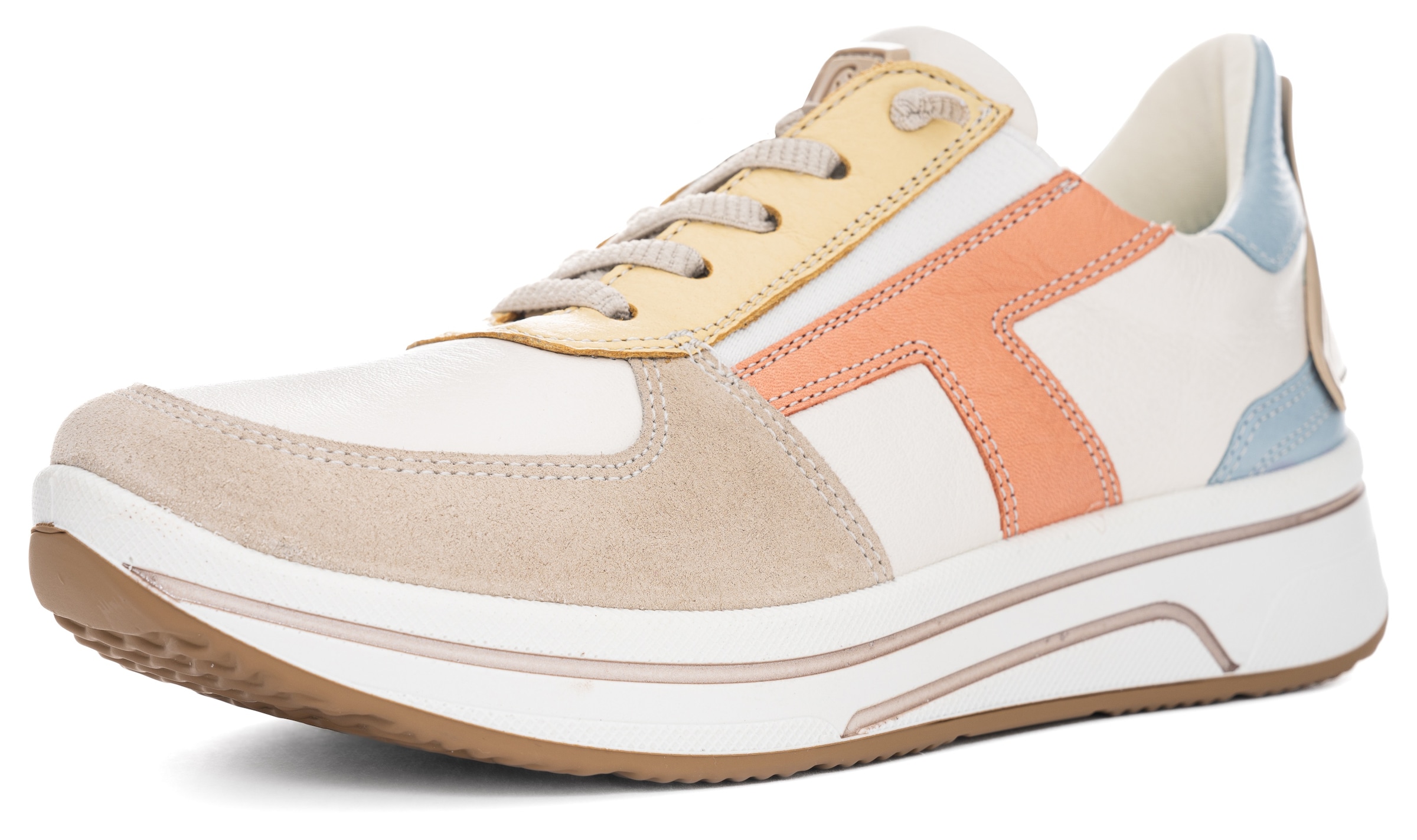Ara Slip-On Sneaker »SAPPORO«, Freizeitschuh, Schnürschuh mit Frottee-Futter, H-Weite