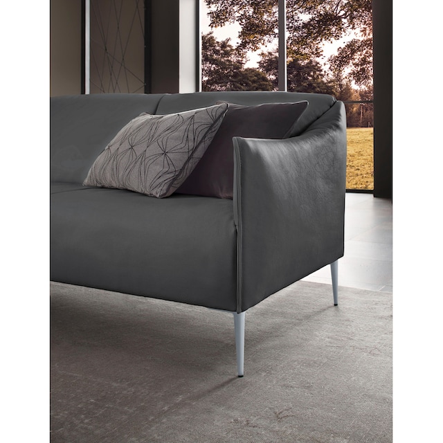W.SCHILLIG 2,5-Sitzer »sally«, mit Metallfüßen in Silber matt, Breite 194  cm kaufen | BAUR