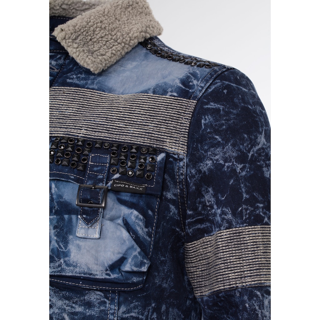 Cipo & Baxx Jeansjacke, (1 St.)