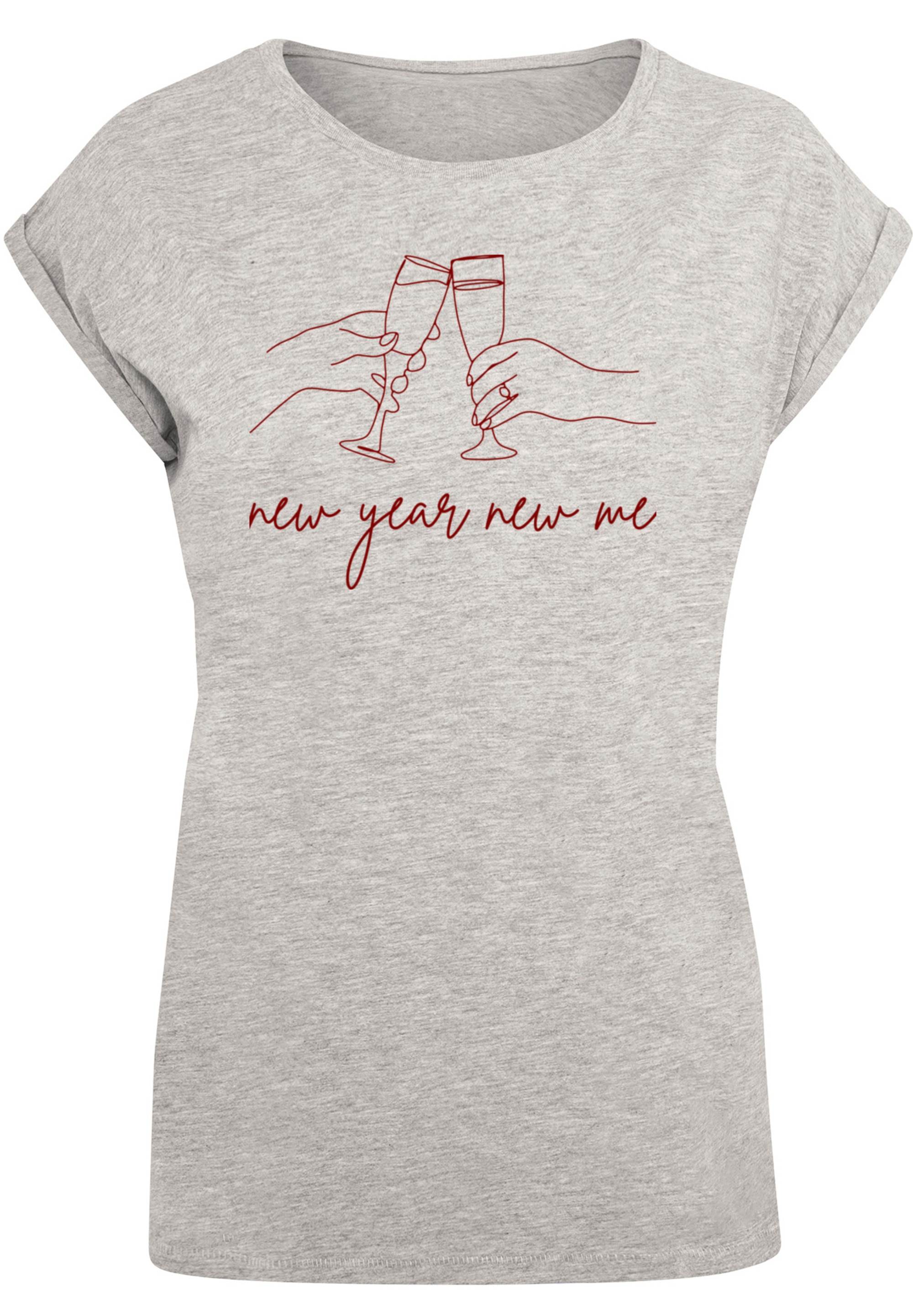 F4NT4STIC T-Shirt »Silvester Party new year new me«, Print