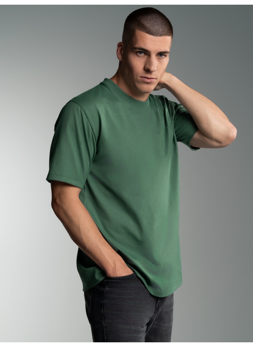 Trigema T-Shirt »TRIGEMA Heavy T-Shirt aus 100% recycelter Baumwolle«, (1 tlg.)