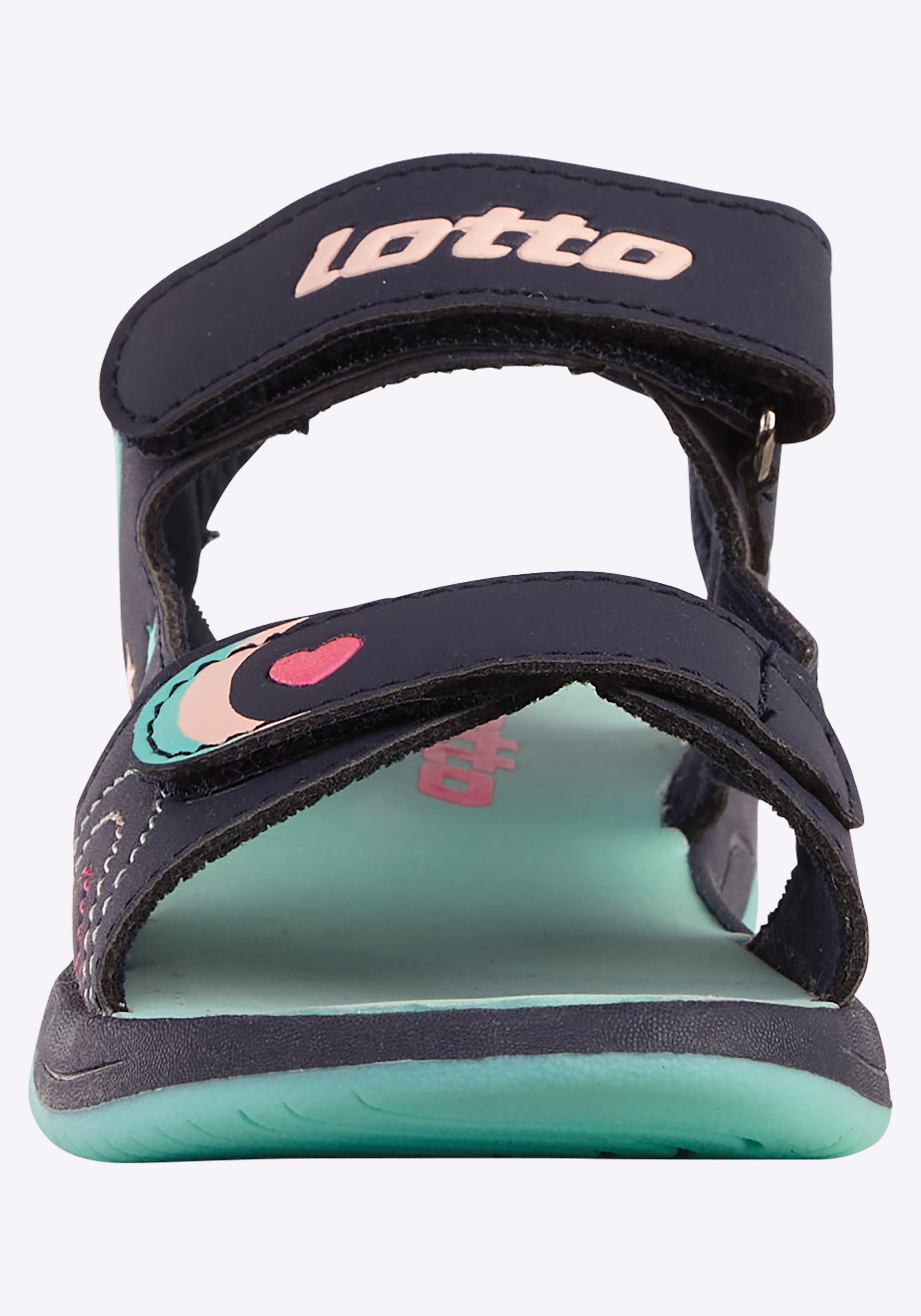 Sandale LOTTO, Mädchen, Gr. 28, blau (navy, aqua), Synthetik, Schuhe Sandale 6