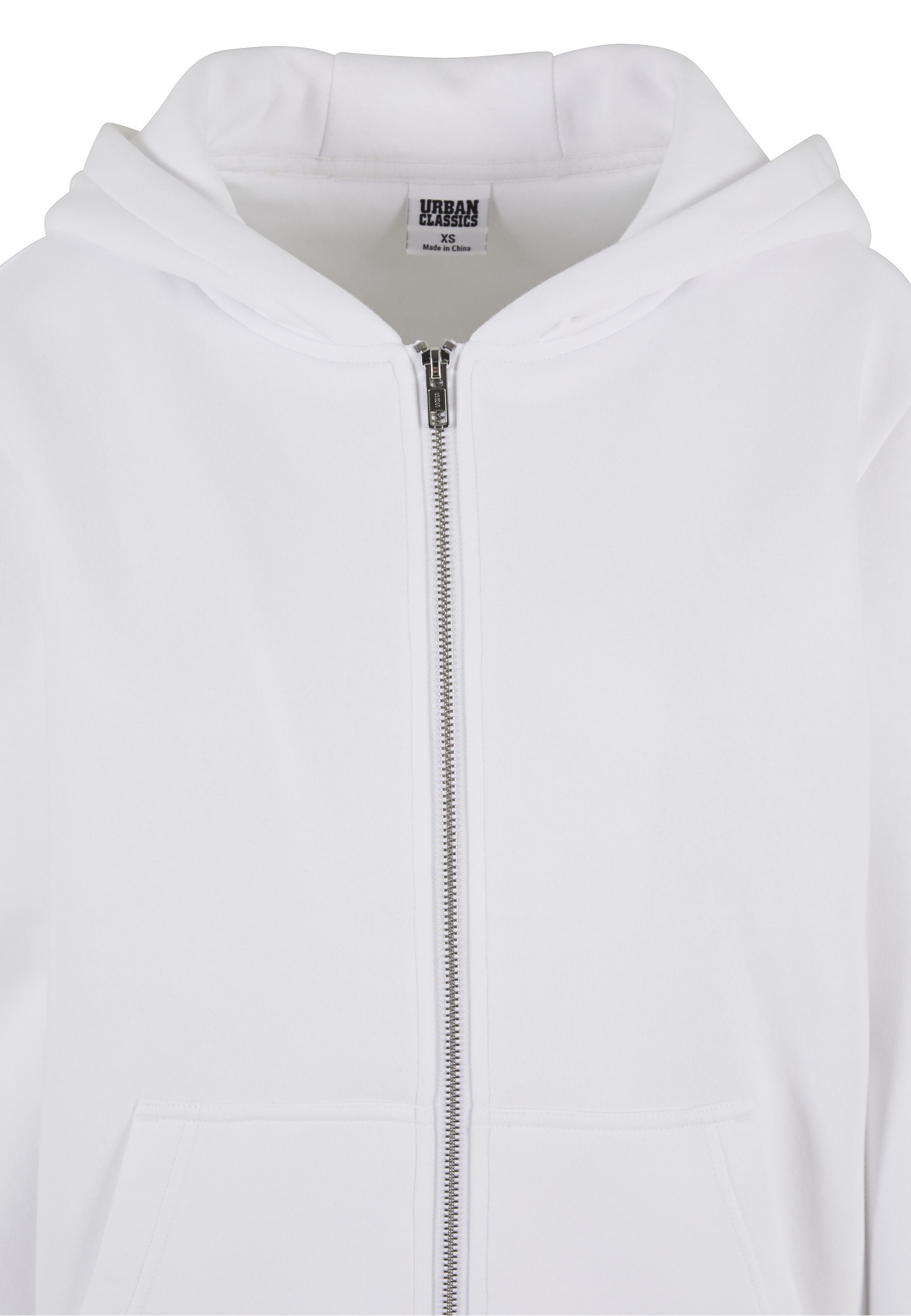 Urban Classics Fluffy Zip Hoodie White S Women 2