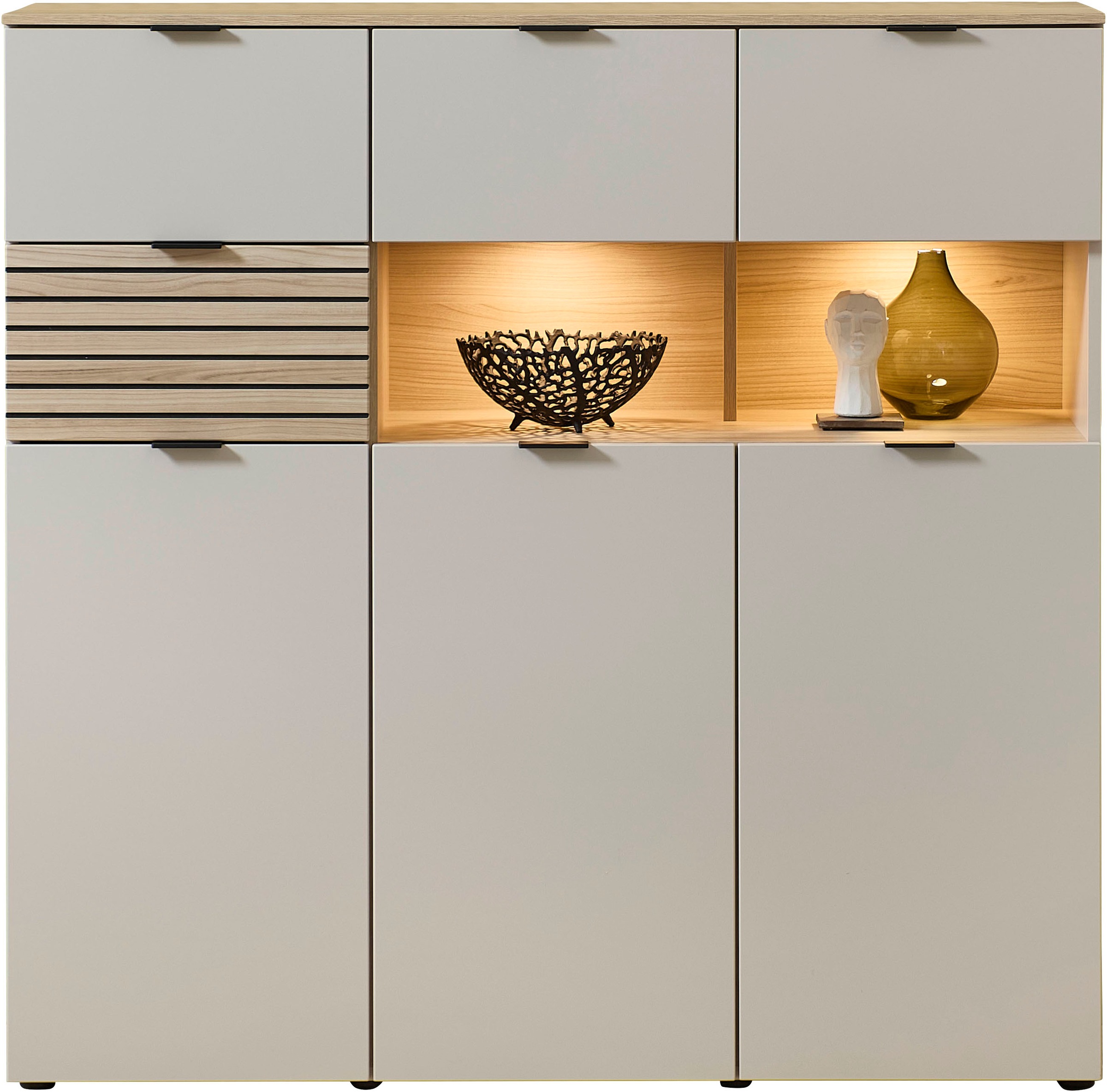 Innostyle Highboard "INA Highboard, 84 x 125 x 45 cm (B/H/T)" 1 Stk. tlg. günstig online kaufen