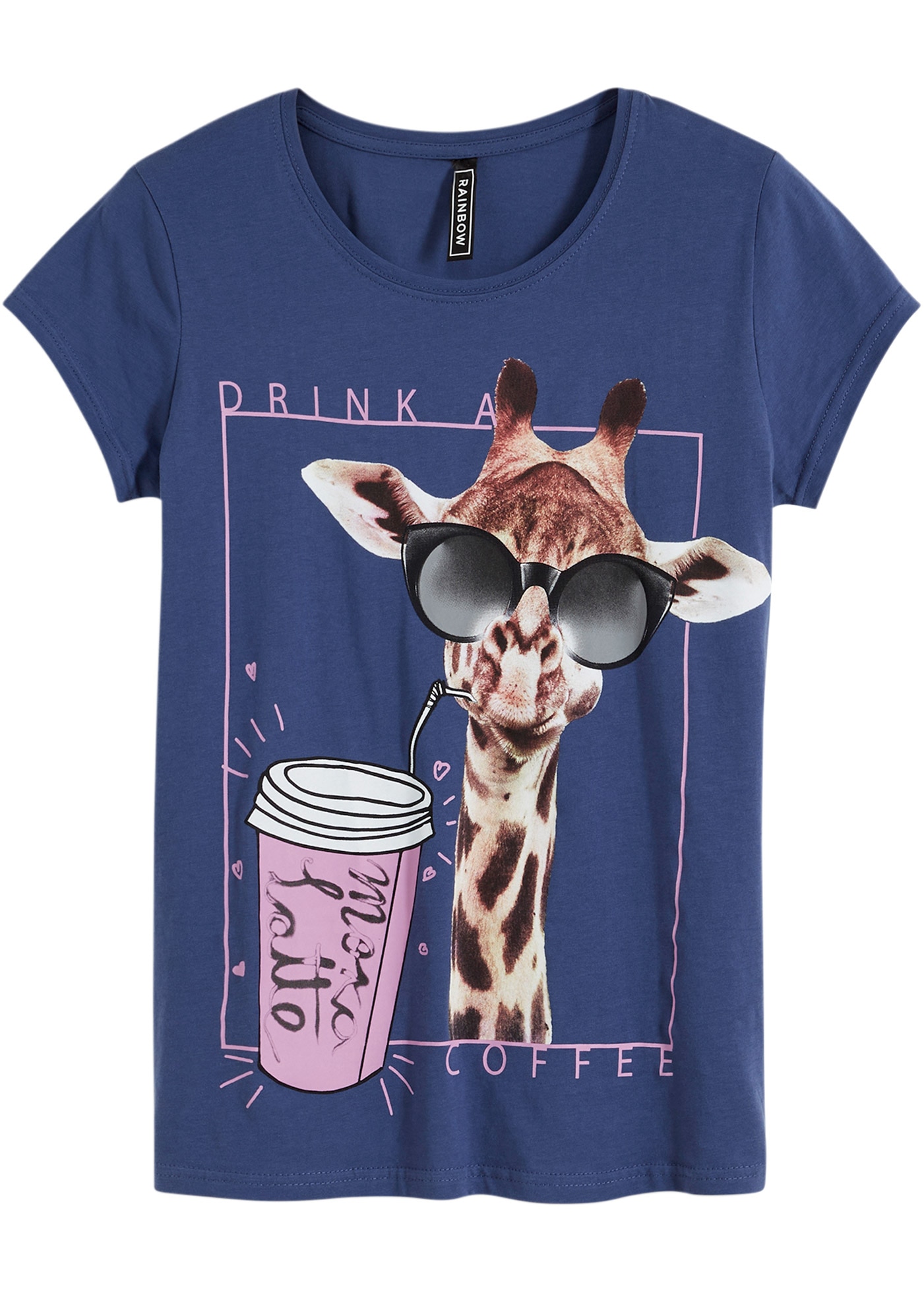 bonprix T-Shirt T-Shirt aus reiner Baumwolle