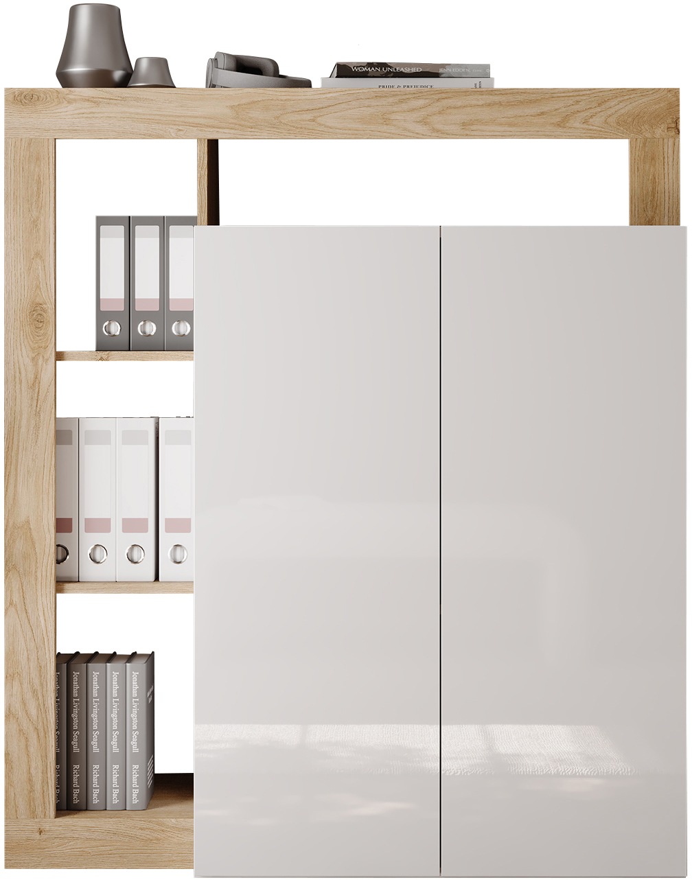 INOSIGN Sekretär "Hamburg Breite 108 cm, Höhe 126 cm, 2 Türen, PC-Schrank, günstig online kaufen