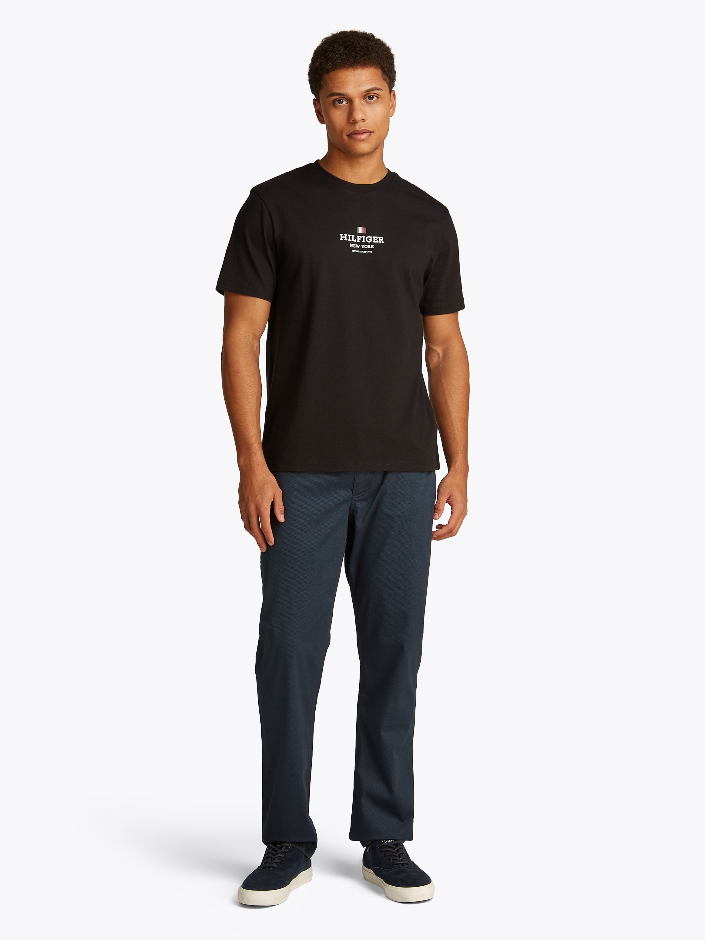Tommy Hilfiger Chinohose »DENTON 5PKT PRINTED STRUCTURE«, mit Struktur