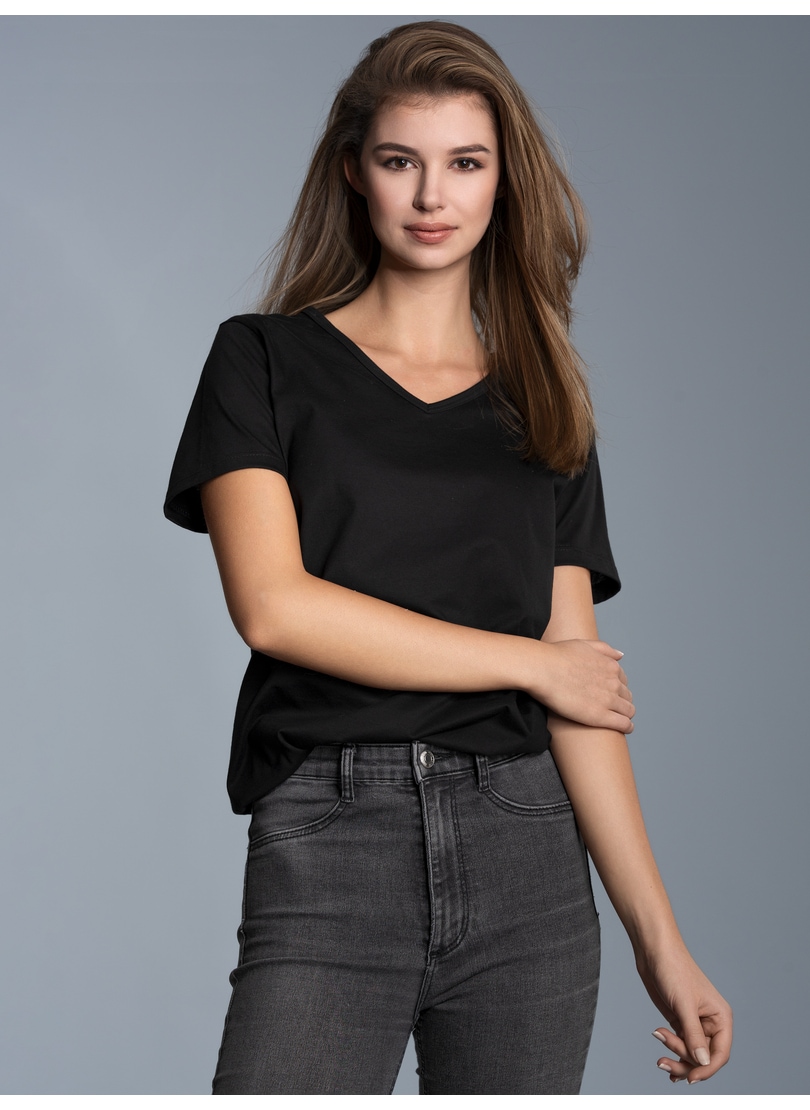 Trigema T-Shirt "TRIGEMA V-Shirt Slim Fit", 1 Stk. günstig online kaufen