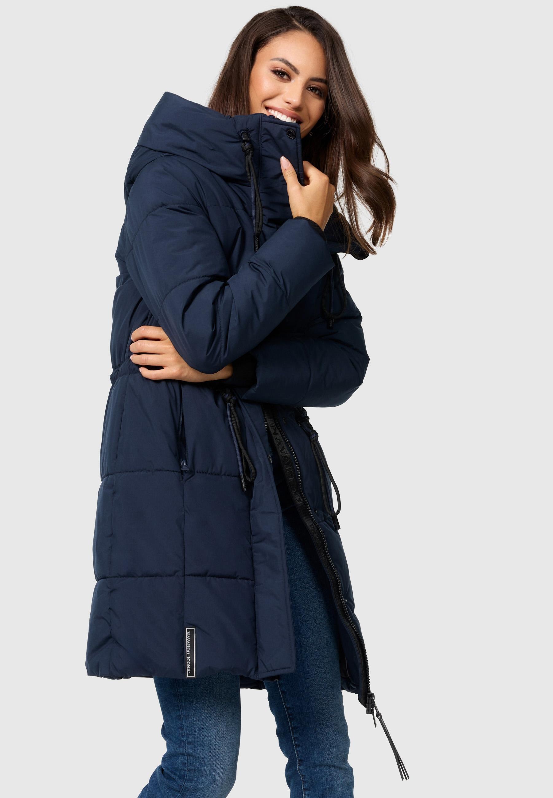 Navahoo Steppmantel »Zuckertatze XIV«, Stylischer Winterparka mit verstellbarer Kapuze