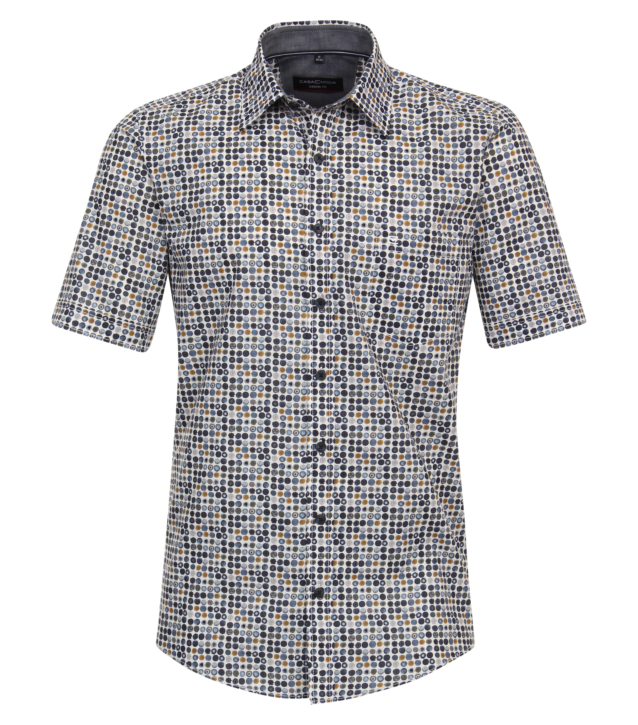 CASAMODA Kurzarmhemd "CASAMODA Freizeithemd Kurzarm Print" günstig online kaufen