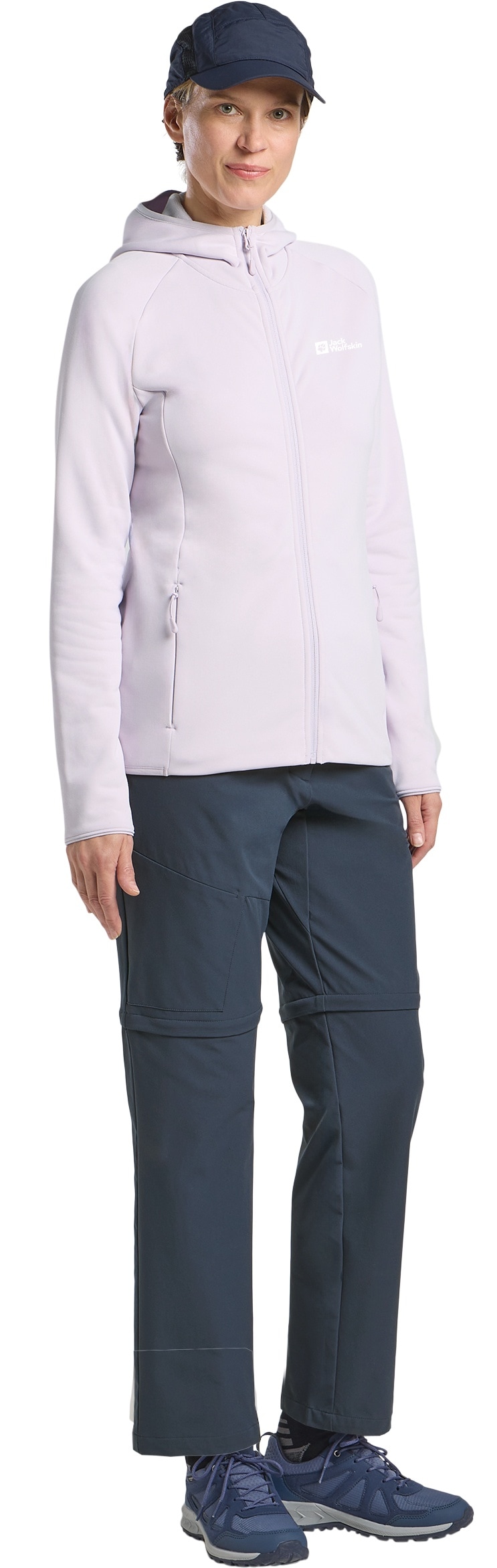 Jack Wolfskin Fleecejacke »BAISELBERG HOODED FZ W«, mit Kapuze