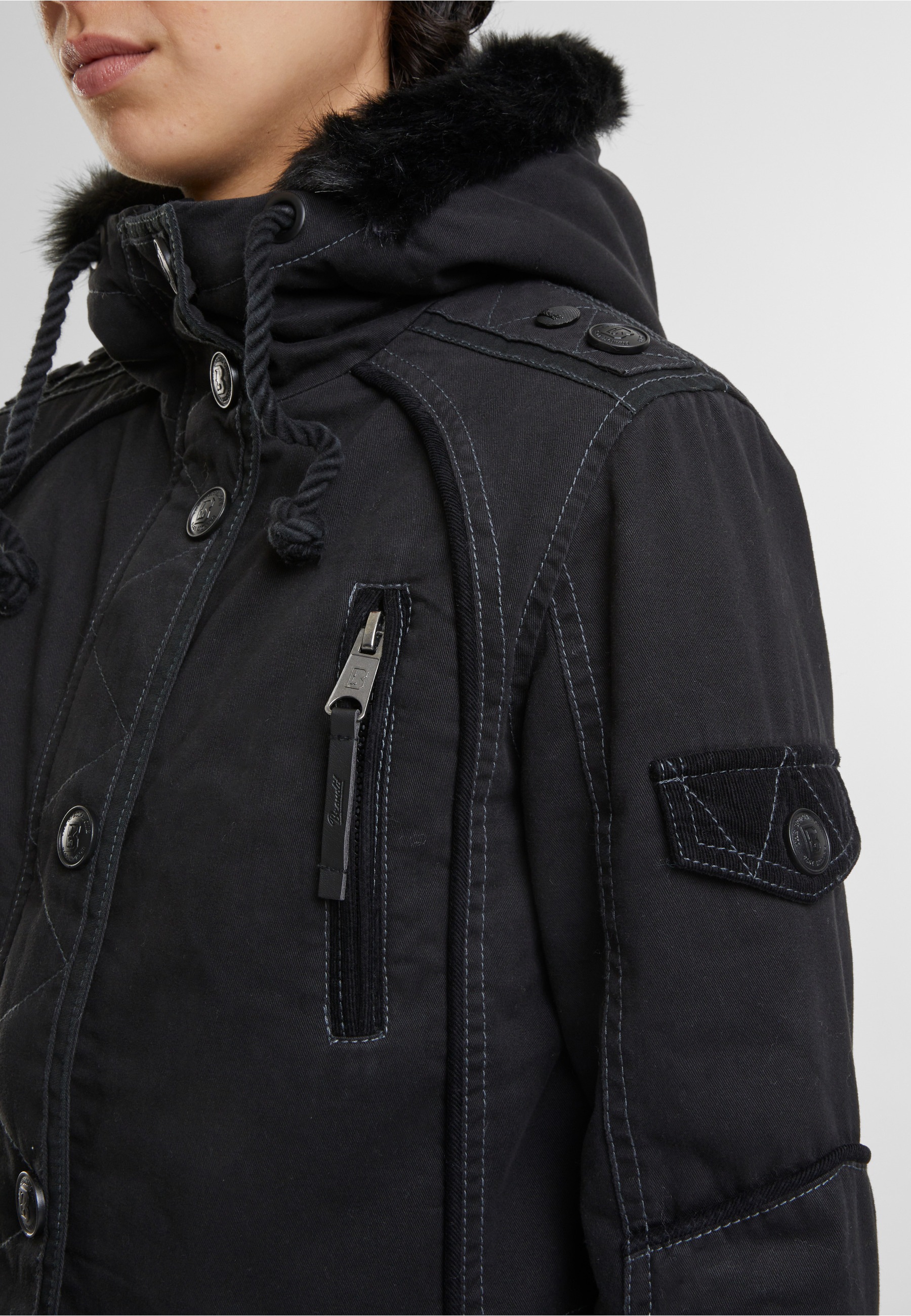Brandit Parka »Brandit Brandit Women Emma Winterparka« 1 Stk. tlg. mit Kapuze