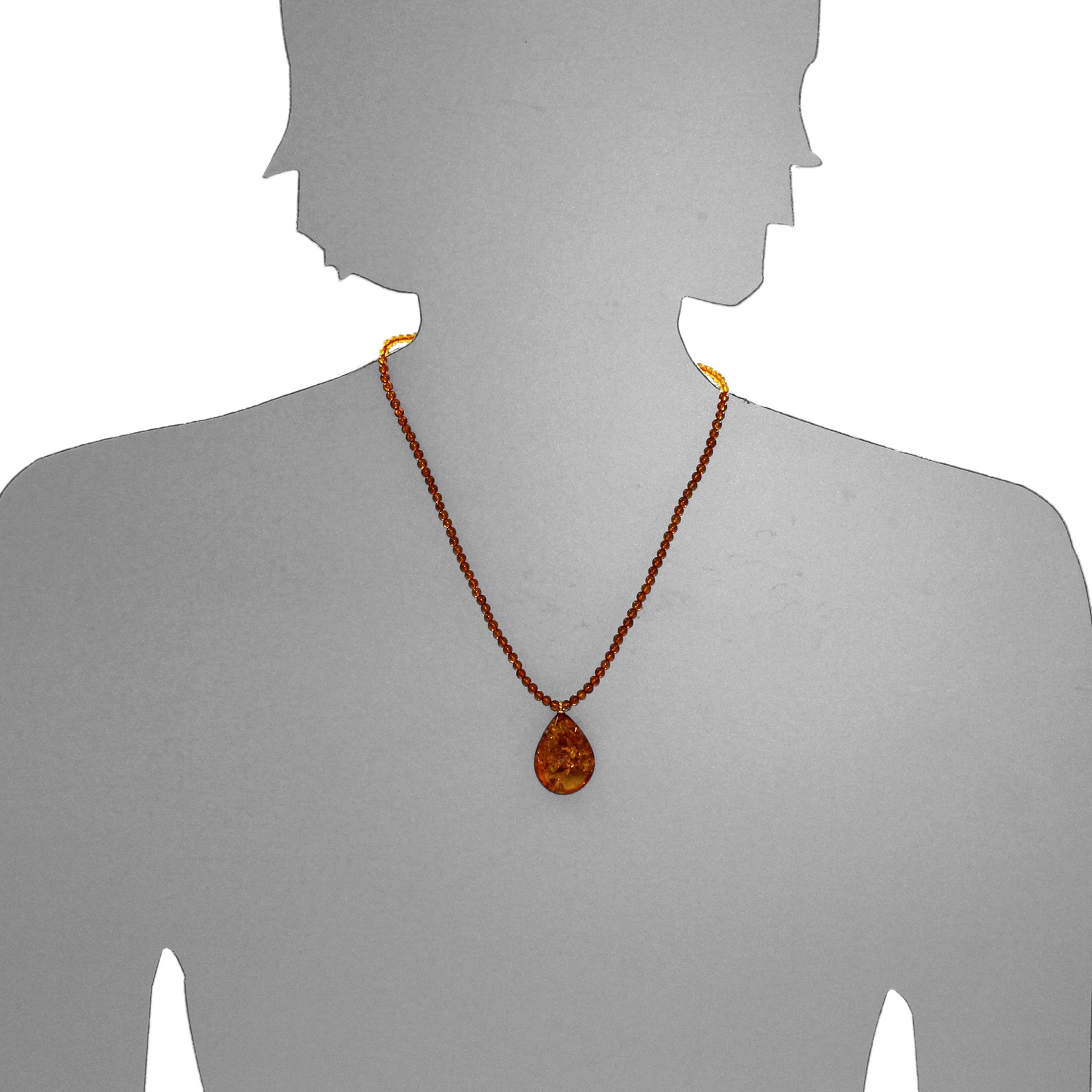 OSTSEE-SCHMUCK Kette ohne Anhänger »- Gloria - Bernstein -,«