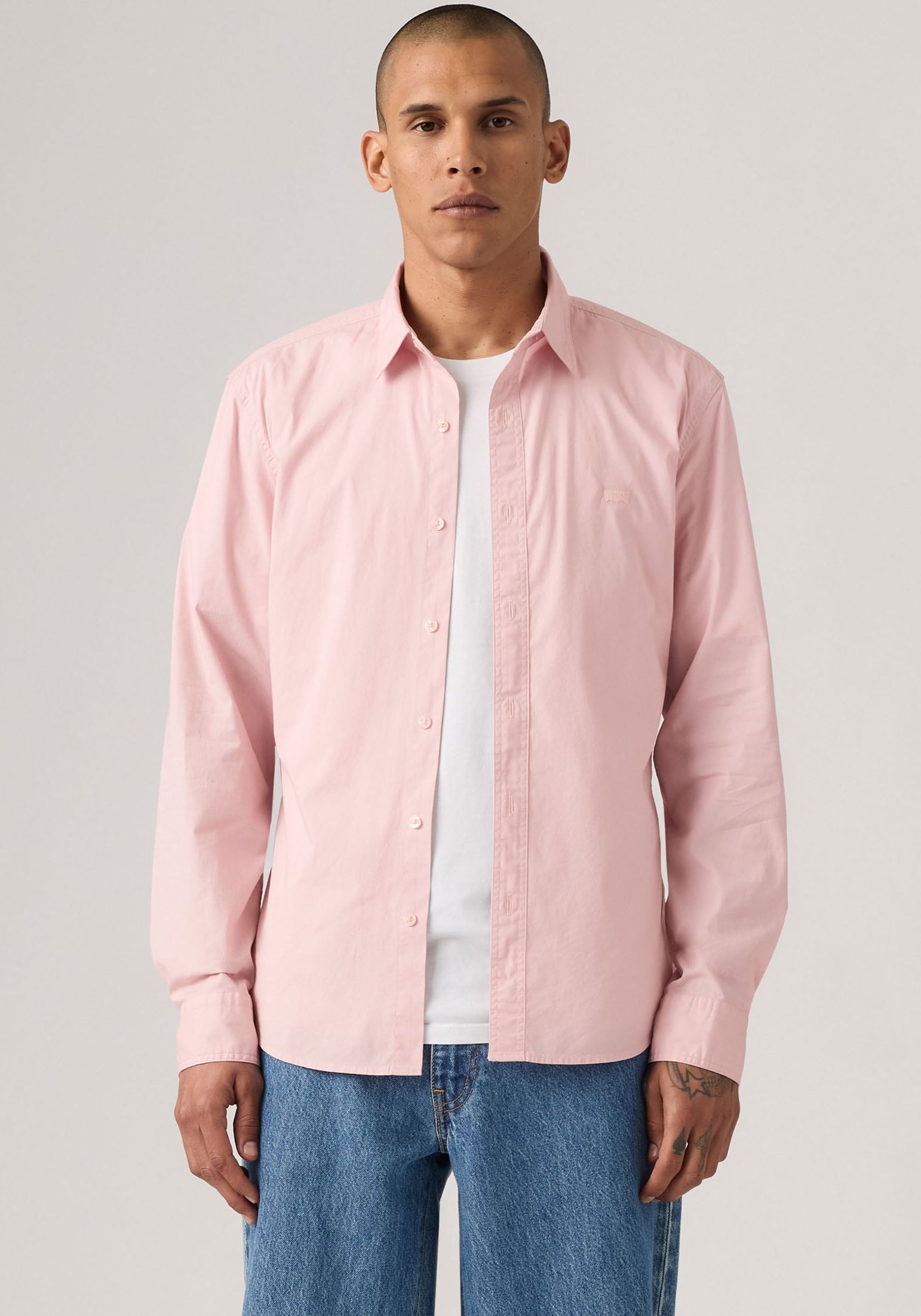 Levis Jeanshemd "BATTERY HM SHIRT SLIM", mit Logobadge günstig online kaufen