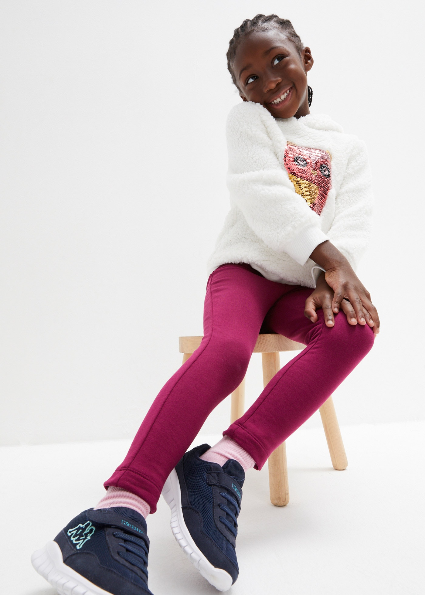 bonprix Thermoleggings  aus Baumwolle und Elasthan, bequeme Passform, unifarbenes Design