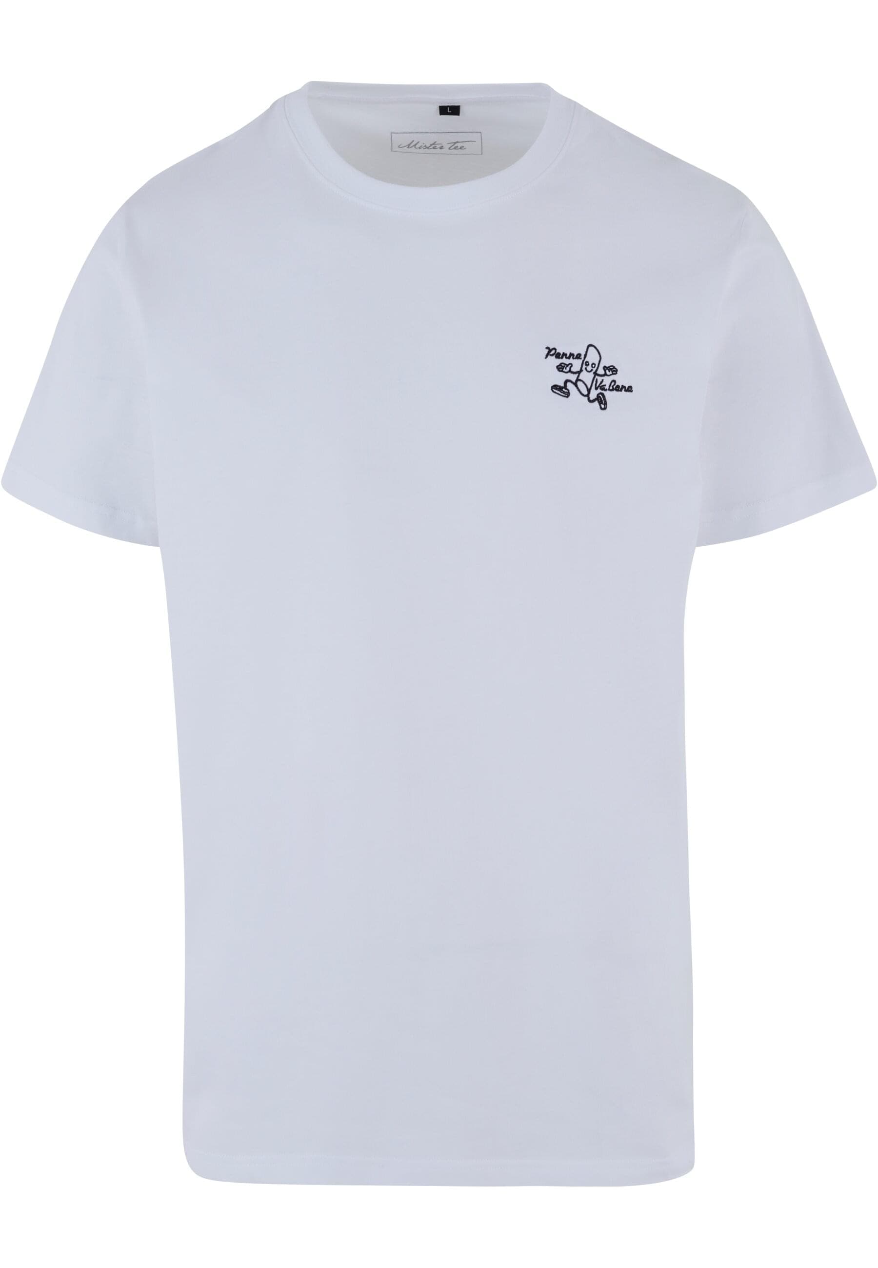 MisterTee T-Shirt "MisterTee Herren Penne Va Bene Tee EMB" 1 Stk. tlg. günstig online kaufen