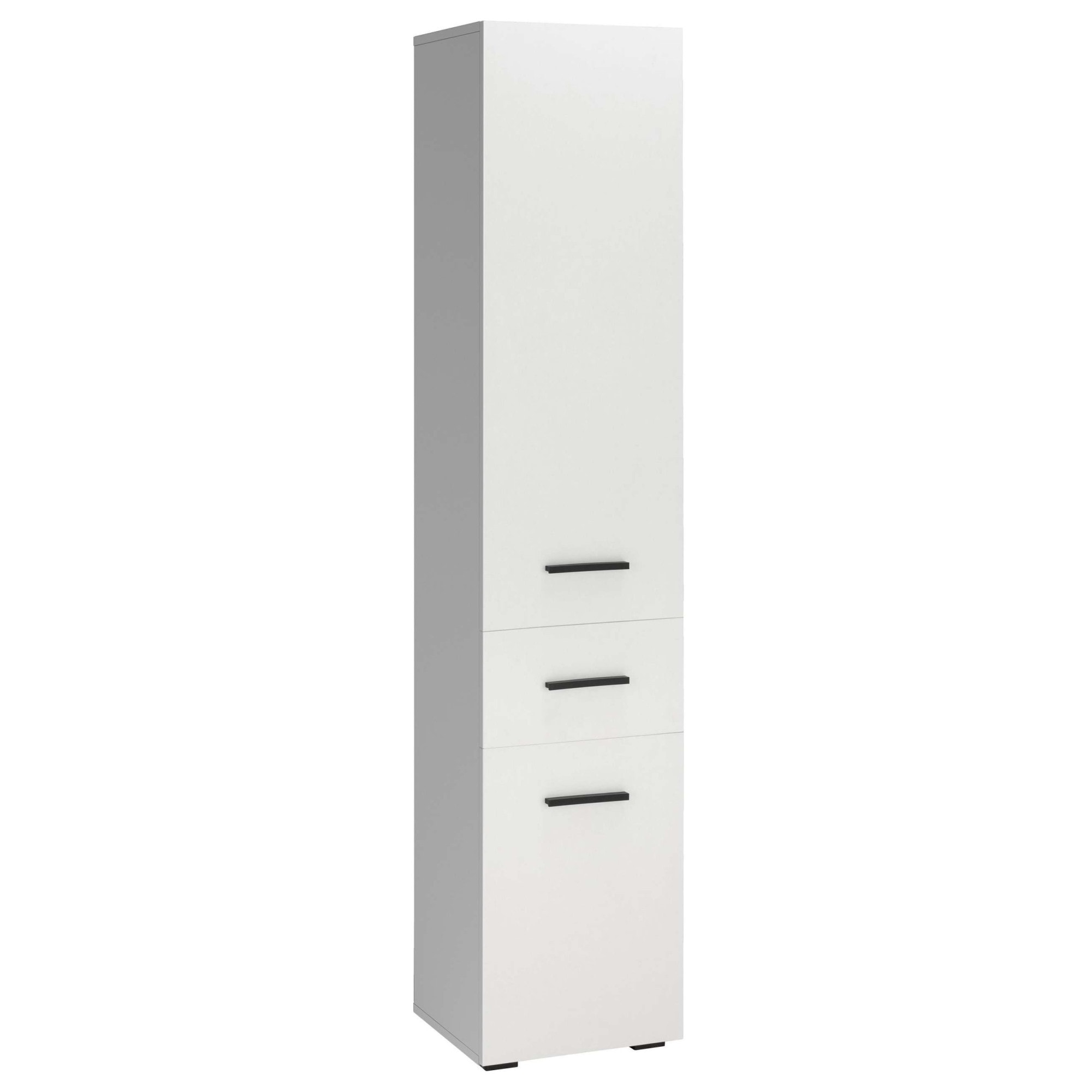 welltime Hochschrank "Skara" 3 verstellbaren Einlegeböden hinter den Türen, Breite 38cm, Höhe 180cm