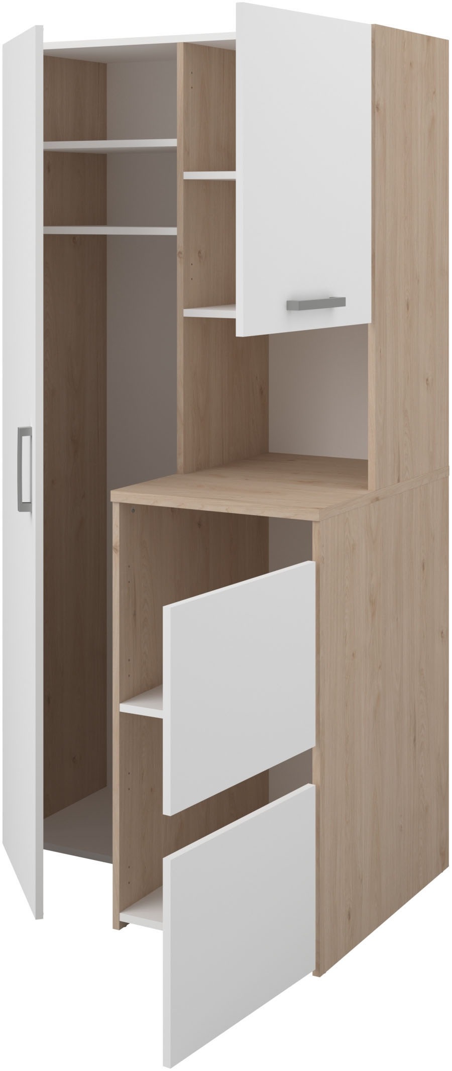 Thumbnail - Parisot Mehrzweckschrank-Set "Laundry 1" Komplett-Set, 4 Stk. tlg.