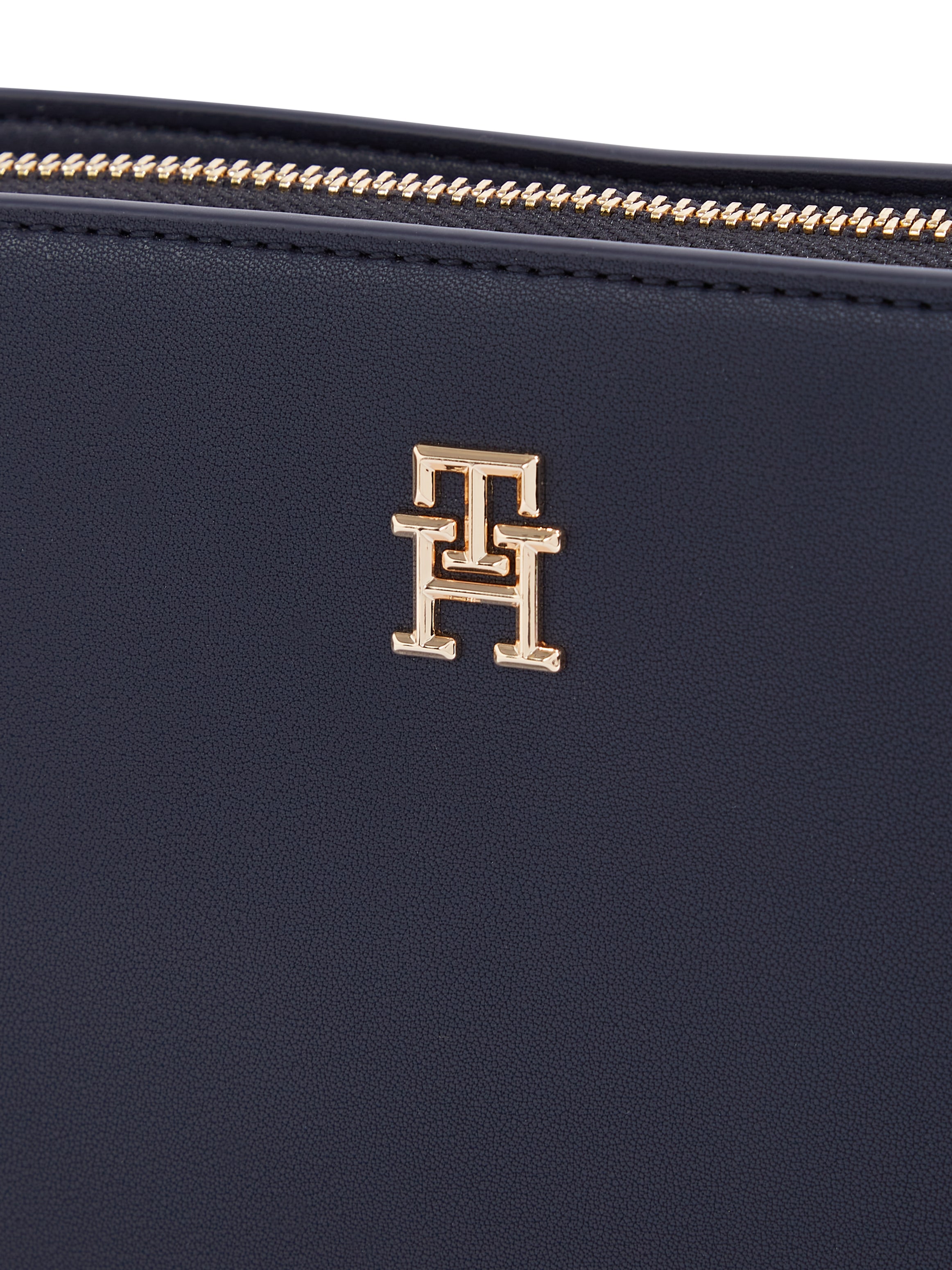 Tommy Hilfiger Kameratasche »TH LOGOTAPE CAMERA BAG«, Damen Umhängetasche, Minibag, Schultertasche mit TH-Logo-Emblem