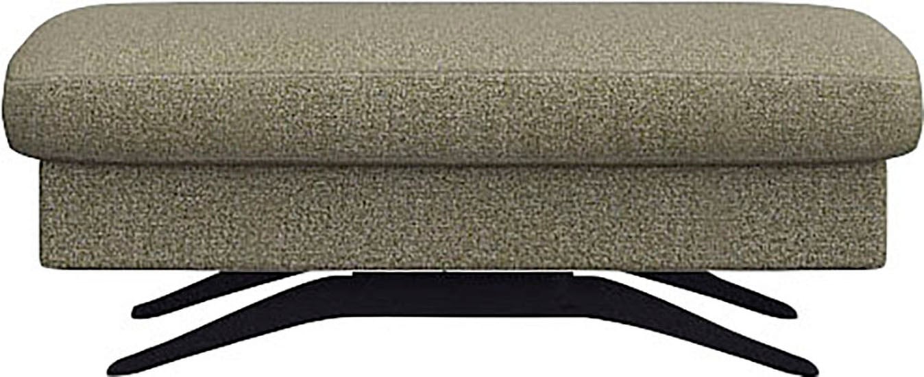 FLEXLUX Pouf »Glow Sitzhocker, Polsterhocker«, Hocker mit Stauraum, Fuß schwarz