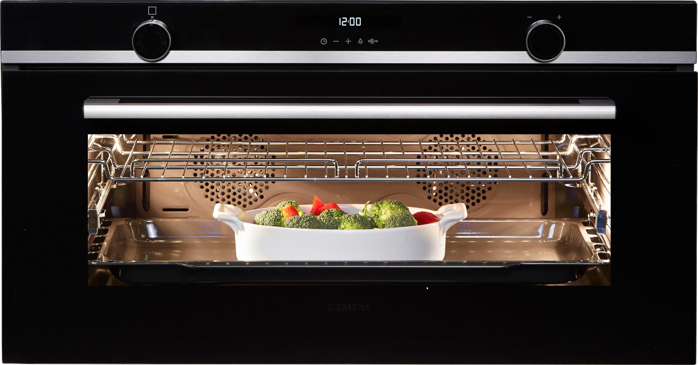 SIEMENS Einbaubackofen iQ500 »VB558C0S0«, mit 1-fach-Teleskopauszug