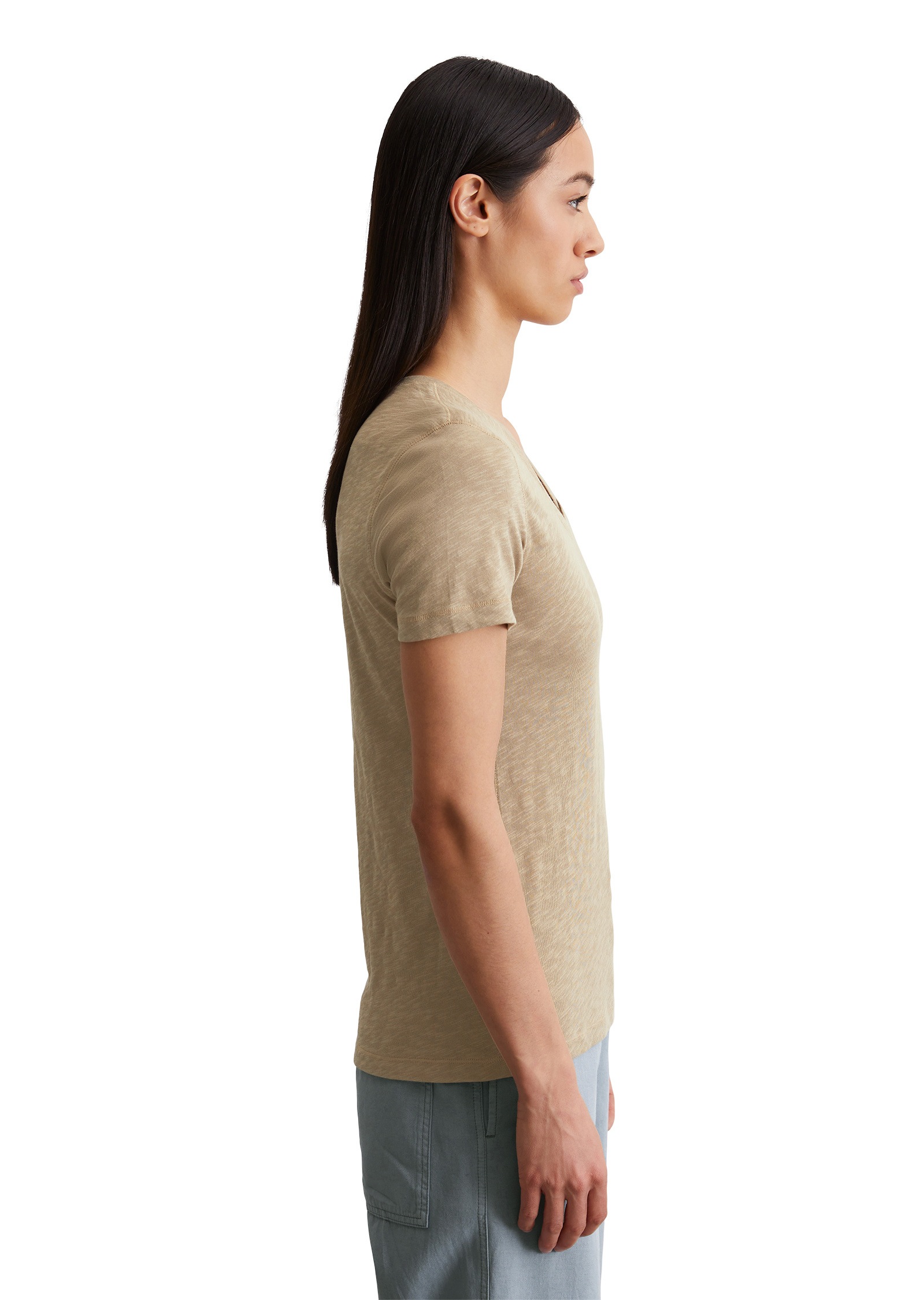 Marc O'Polo T-Shirt »mit getwistetem Ausschnitt«