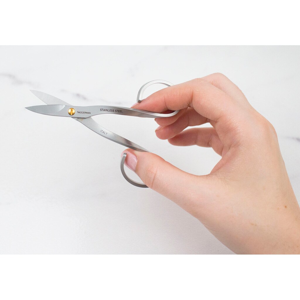 TWEEZERMAN Nagelschere »STAINLESS STEEL NAIL SCISSORS«