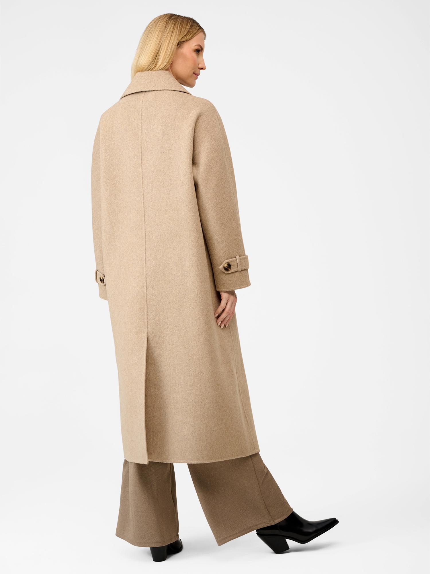 RICANO Wollmantel »Wollmantel Mirella« Handgefertigt, aus feinster Double-Face Wool
