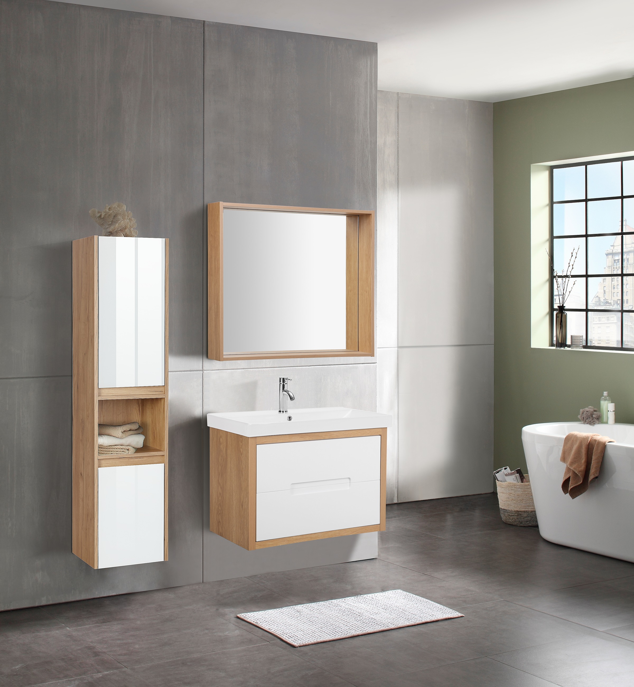 welltime Badmöbel-Set "Chester" Komplett-Set günstig online kaufen