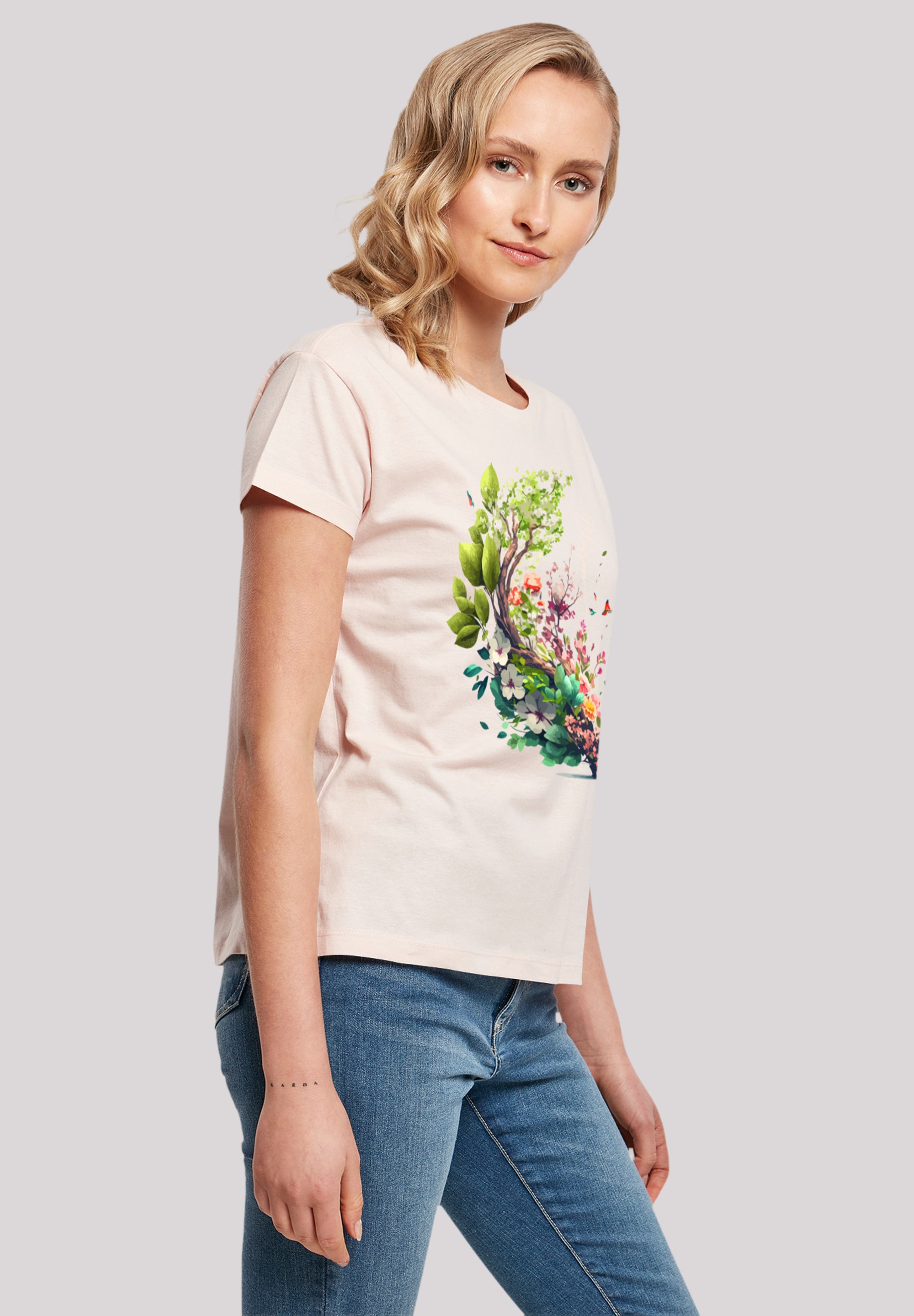 F4NT4STIC T-Shirt »Spring Tree«, Print