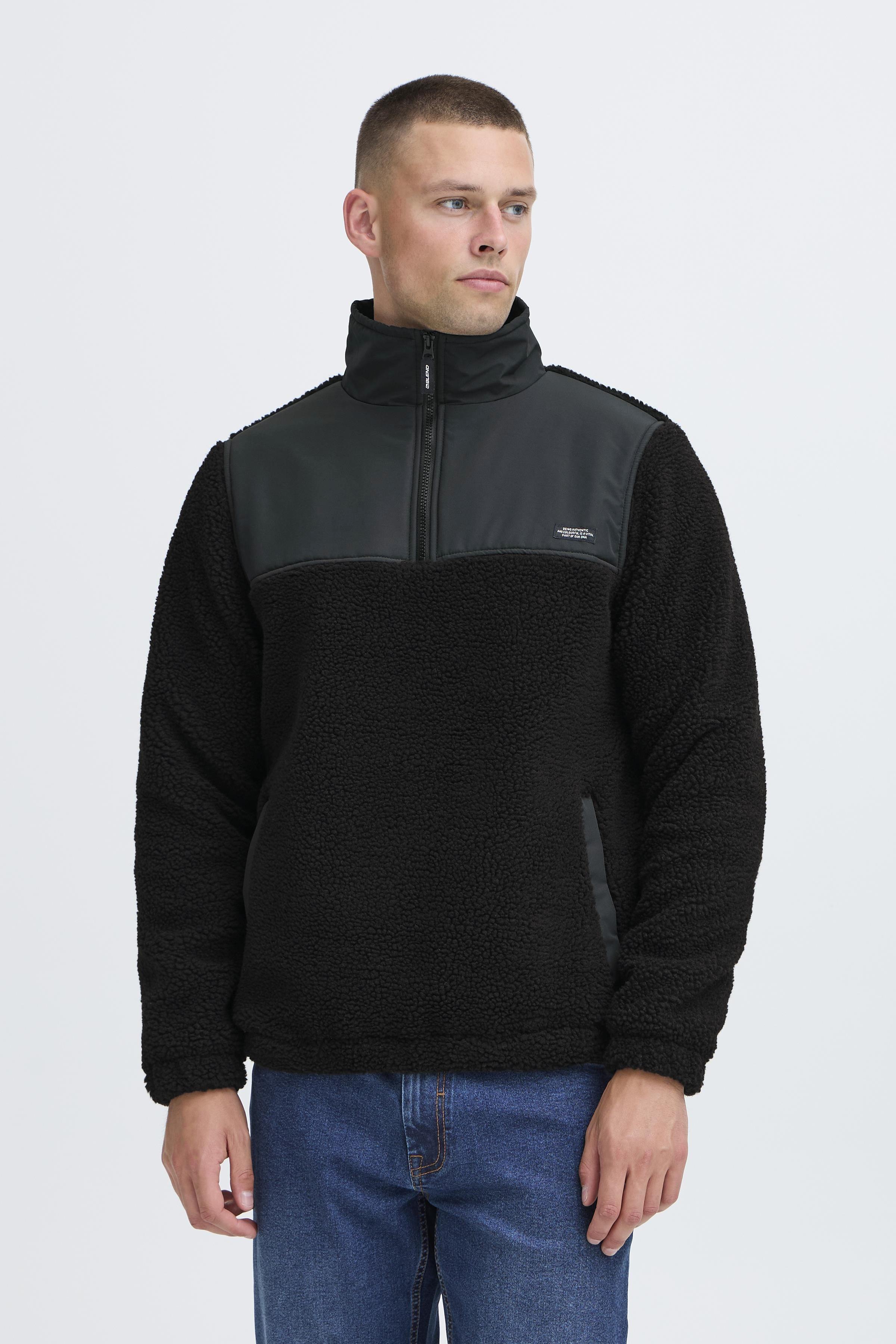 Blend Fleecepullover "BHTORTEX", Kunstfaser, regular fit