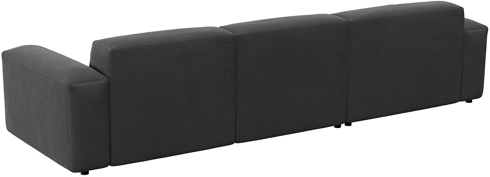FLEXLUX Ecksofa »Lucera bequem und komfortabel durch hochwertigen Sitzaufbau, L-Form«, modern & anschmiegsam, Kaltschaum, Stahl-Wellenunterfederung