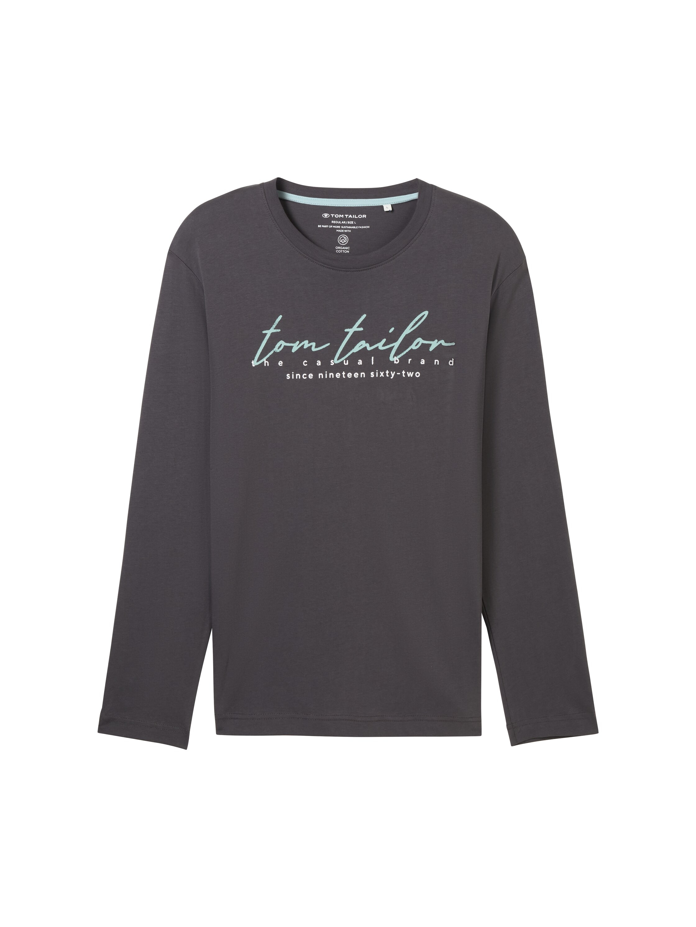 TOM TAILOR Langarmshirt, mit Logo-Print